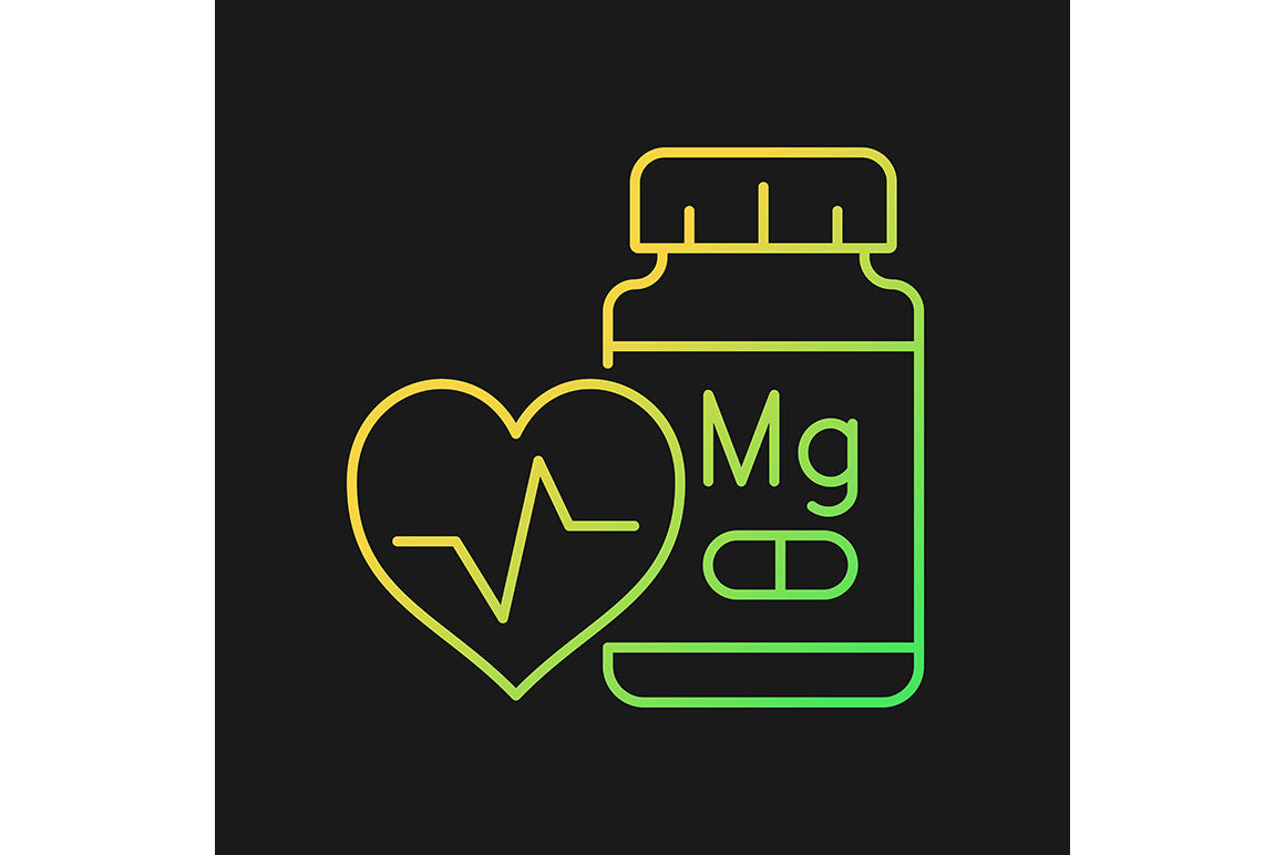 Food supplements gradient icons set