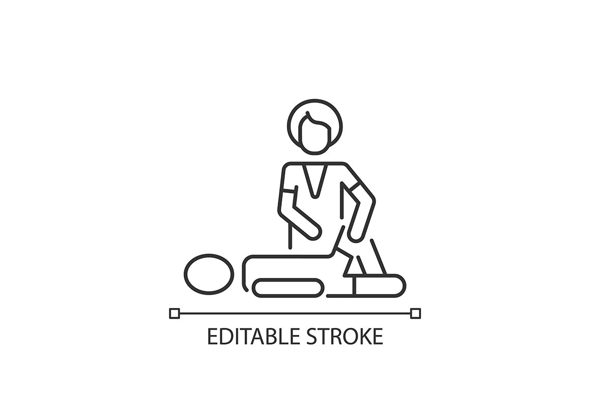 Massage types linear icons set for dark and light mode