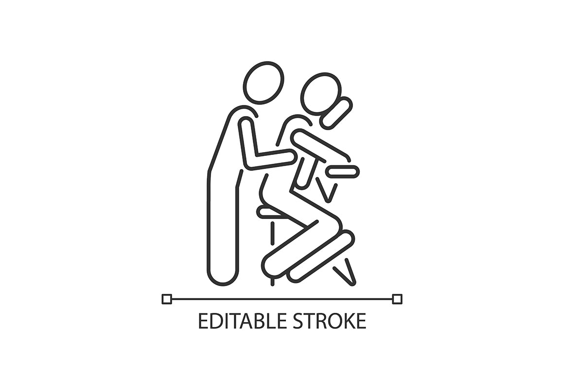 Massage types linear icons set for dark and light mode