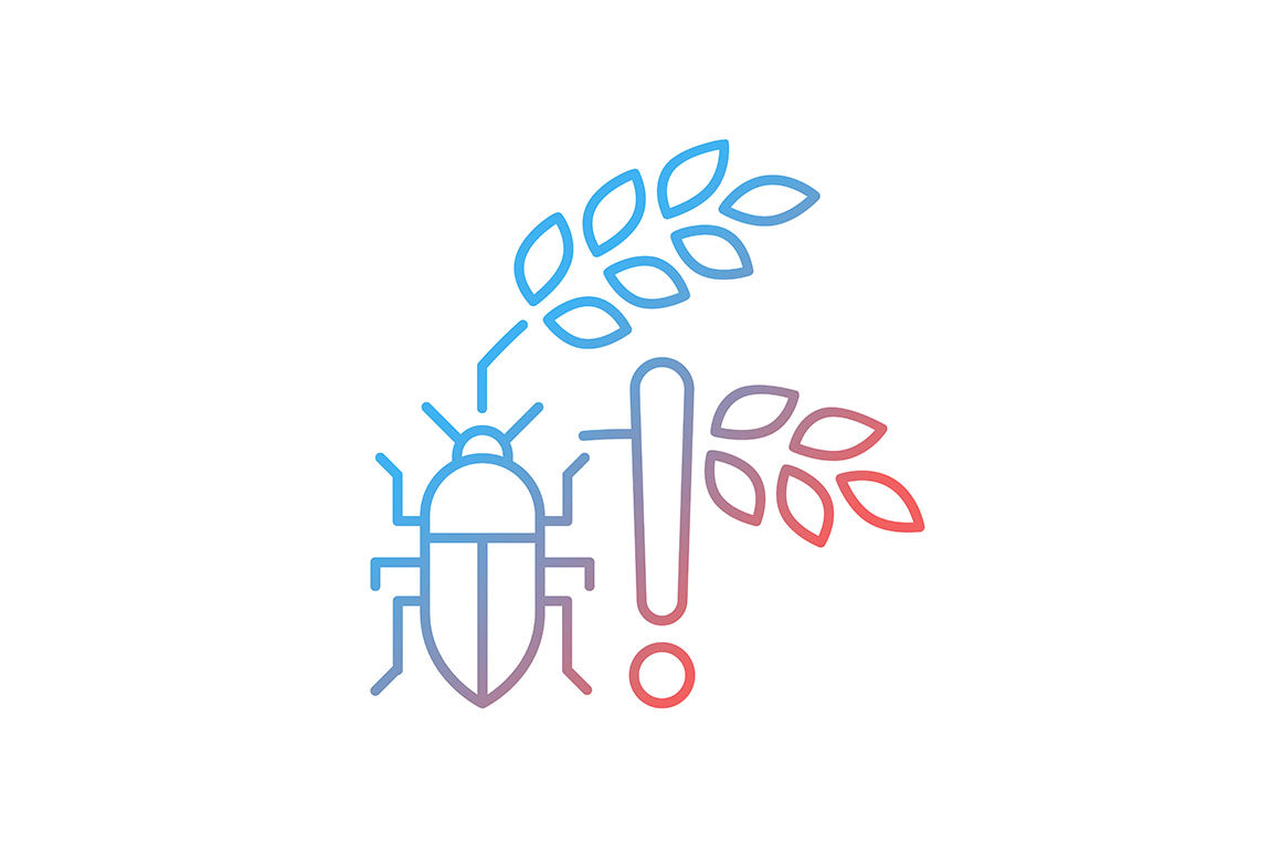 Hunger and food security gradient icons set for dark and light mode
