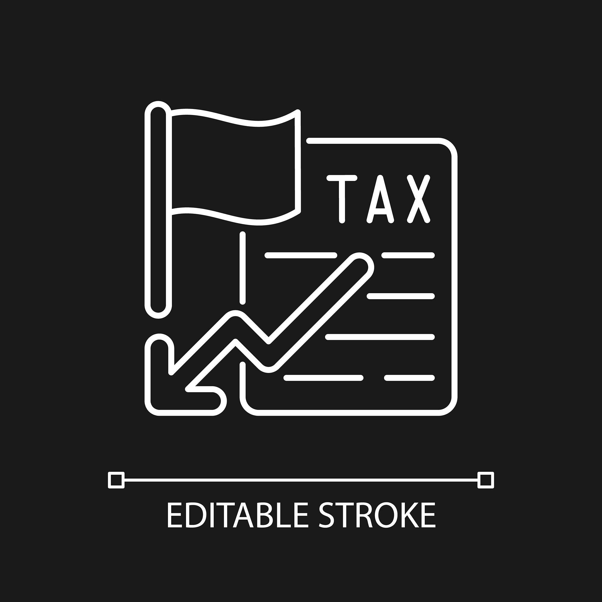 Small business incentives linear icons set for dark and light mode