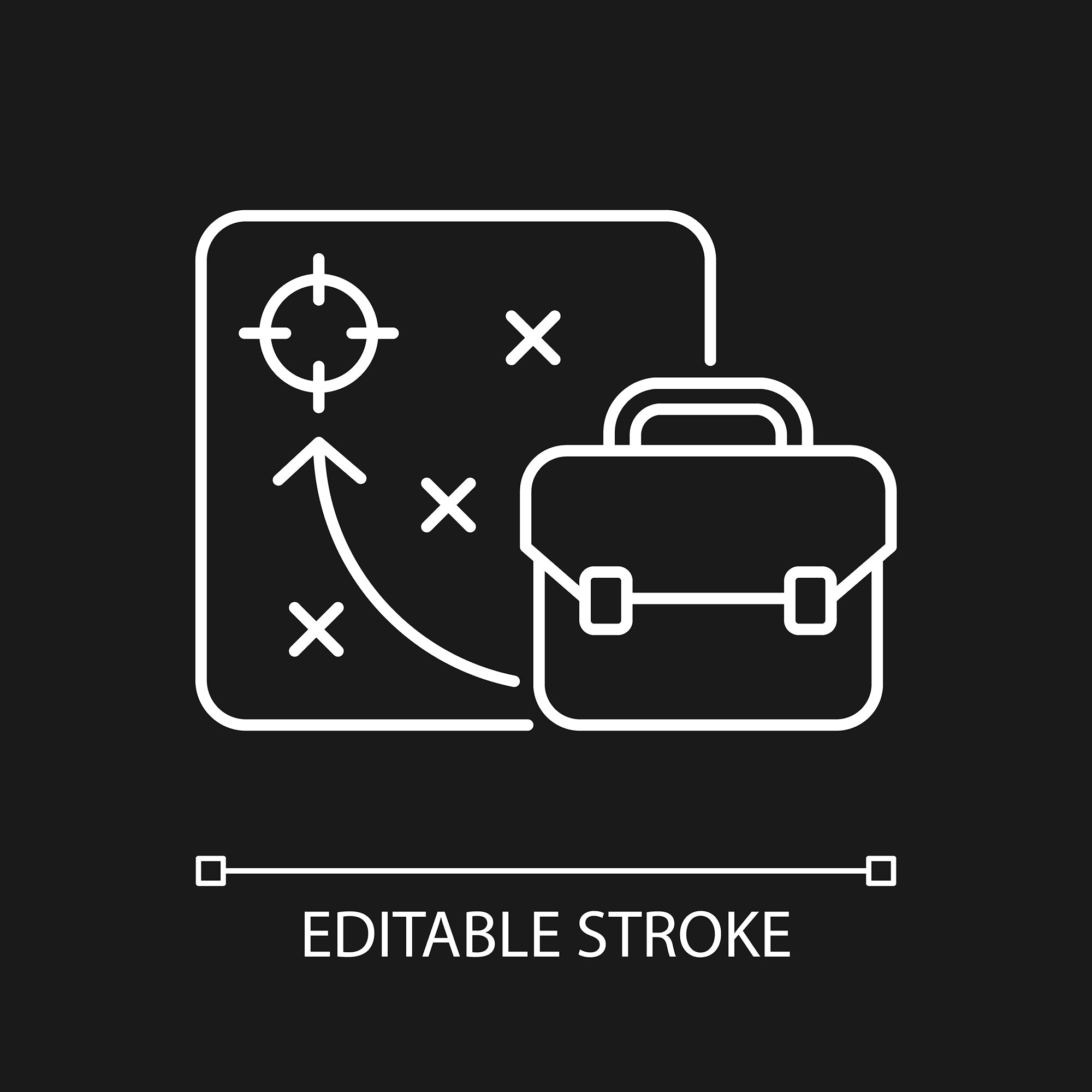Small business incentives linear icons set for dark and light mode
