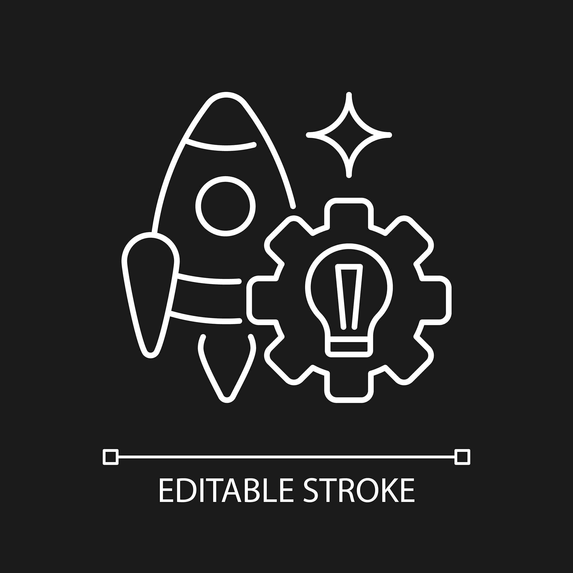 Small business incentives linear icons set for dark and light mode