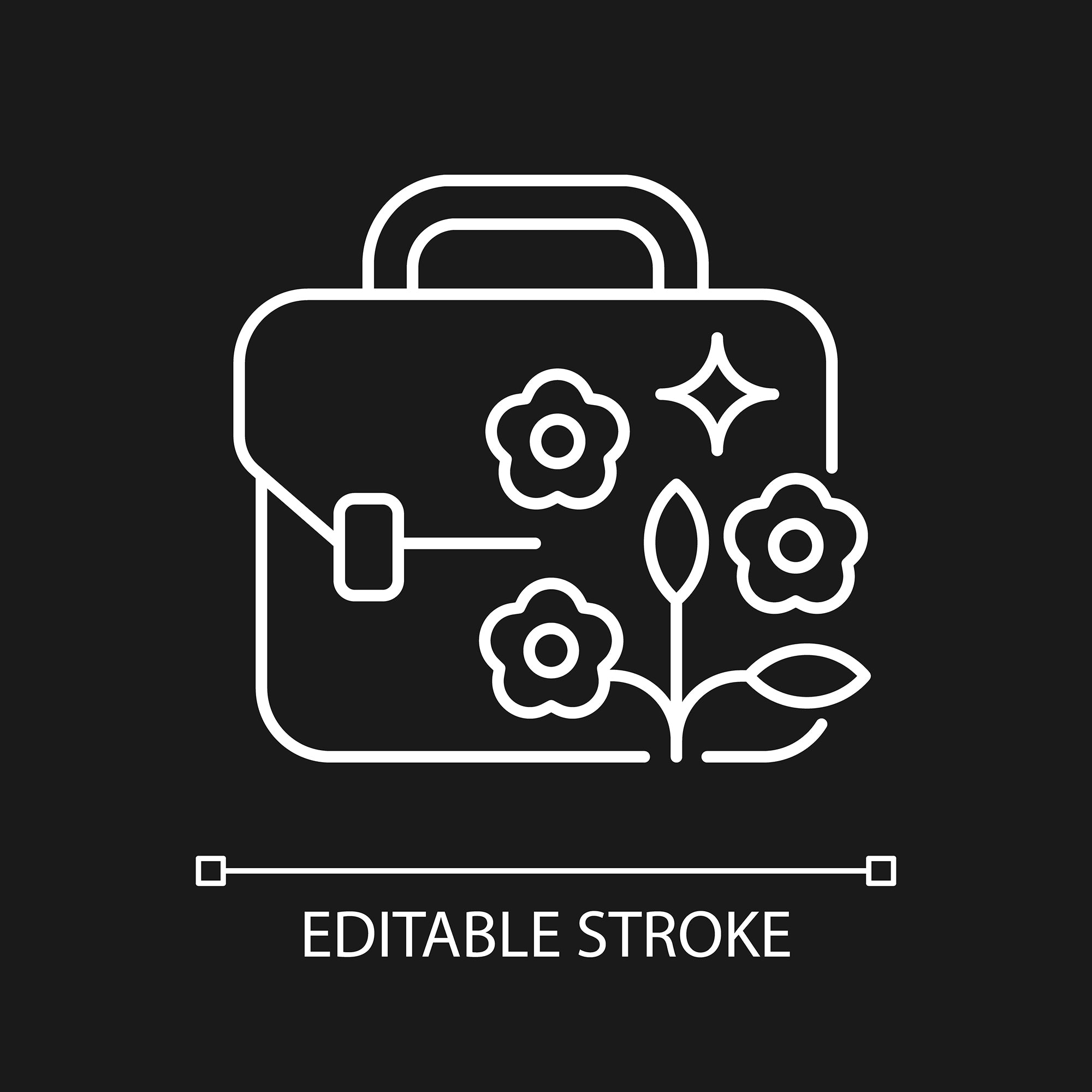 Small business incentives linear icons set for dark and light mode