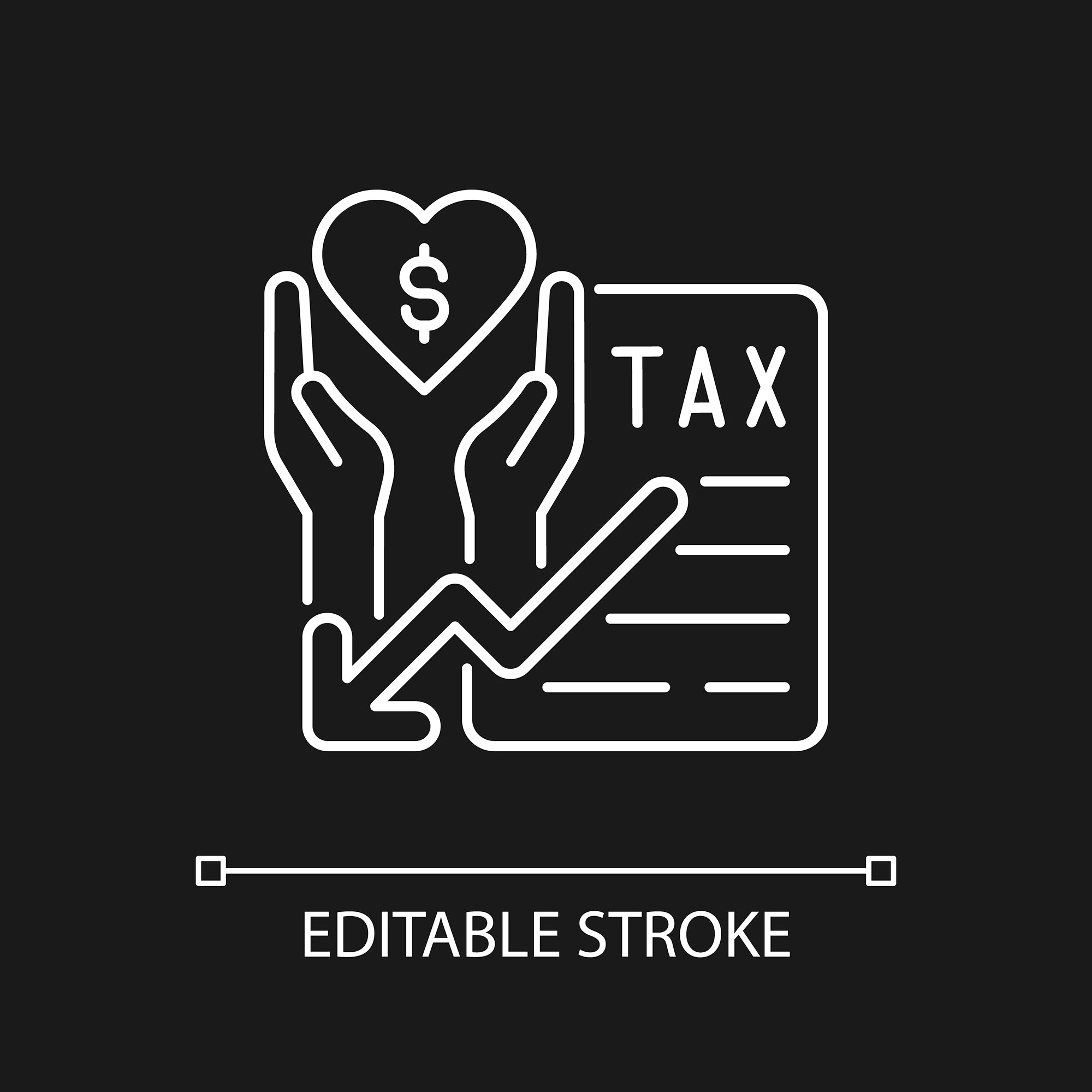 Small business incentives linear icons set for dark and light mode