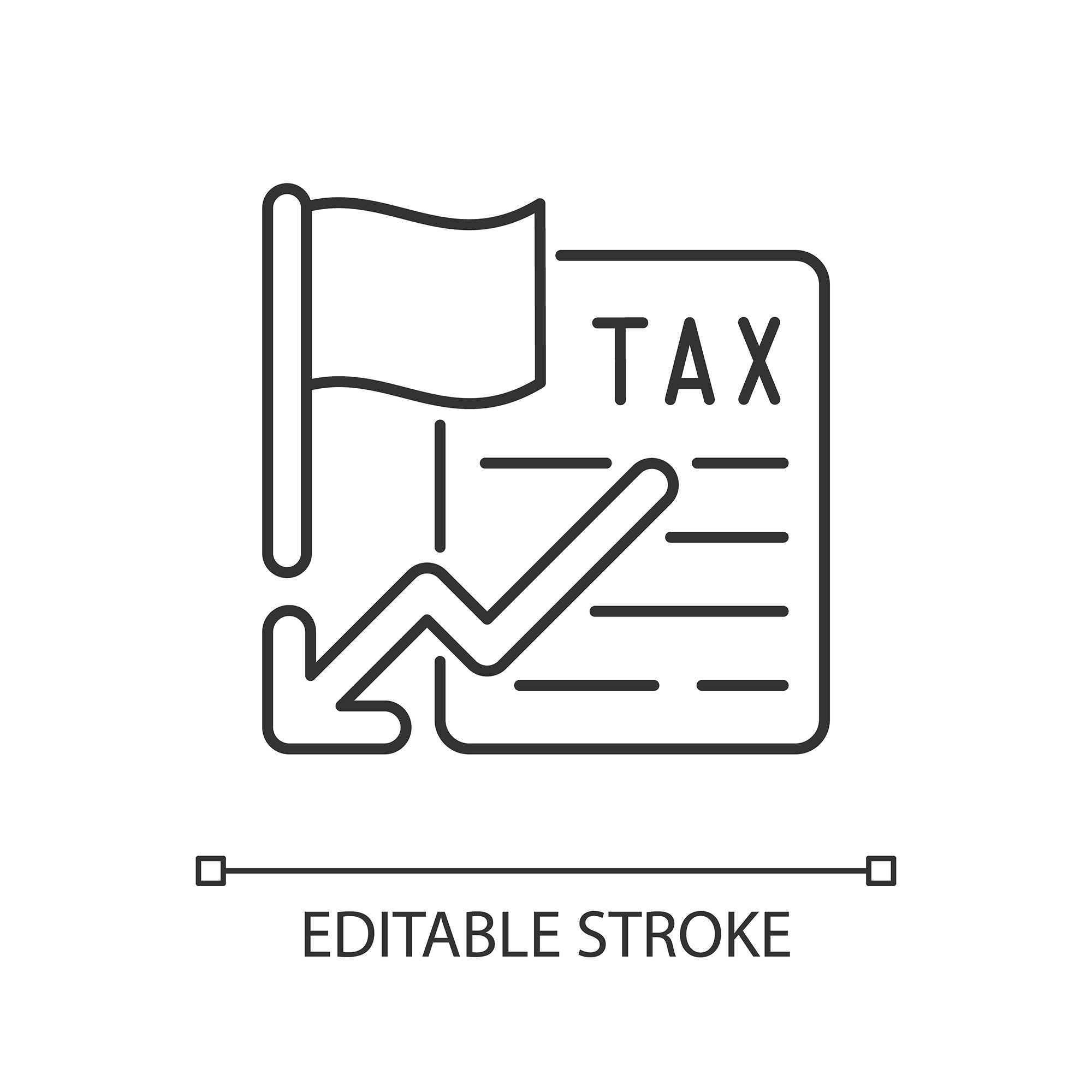 Small business incentives linear icons set for dark and light mode