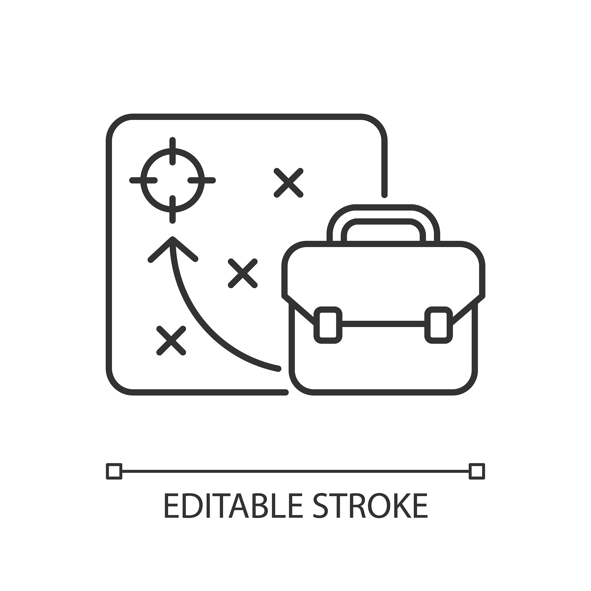 Small business incentives linear icons set for dark and light mode
