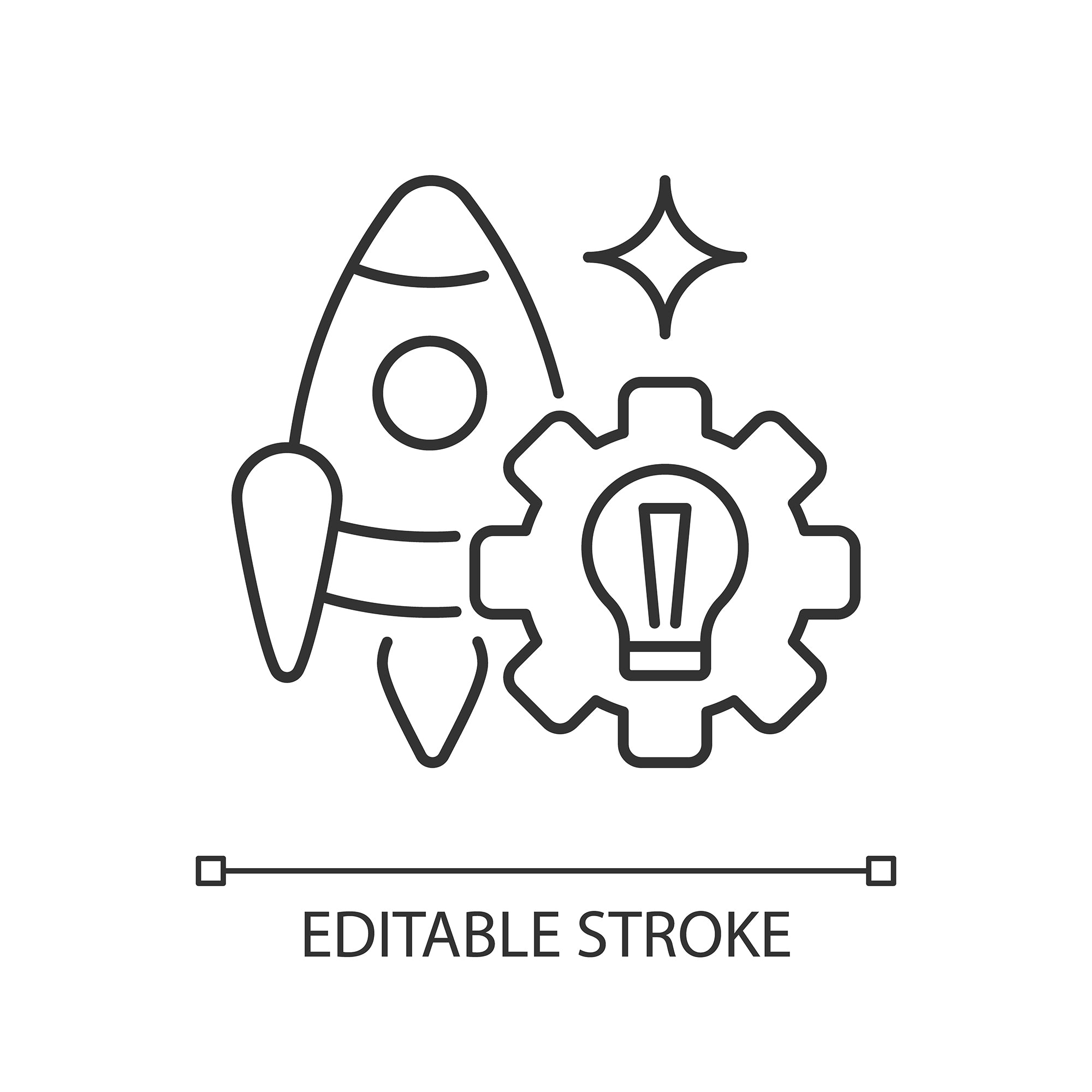 Small business incentives linear icons set for dark and light mode