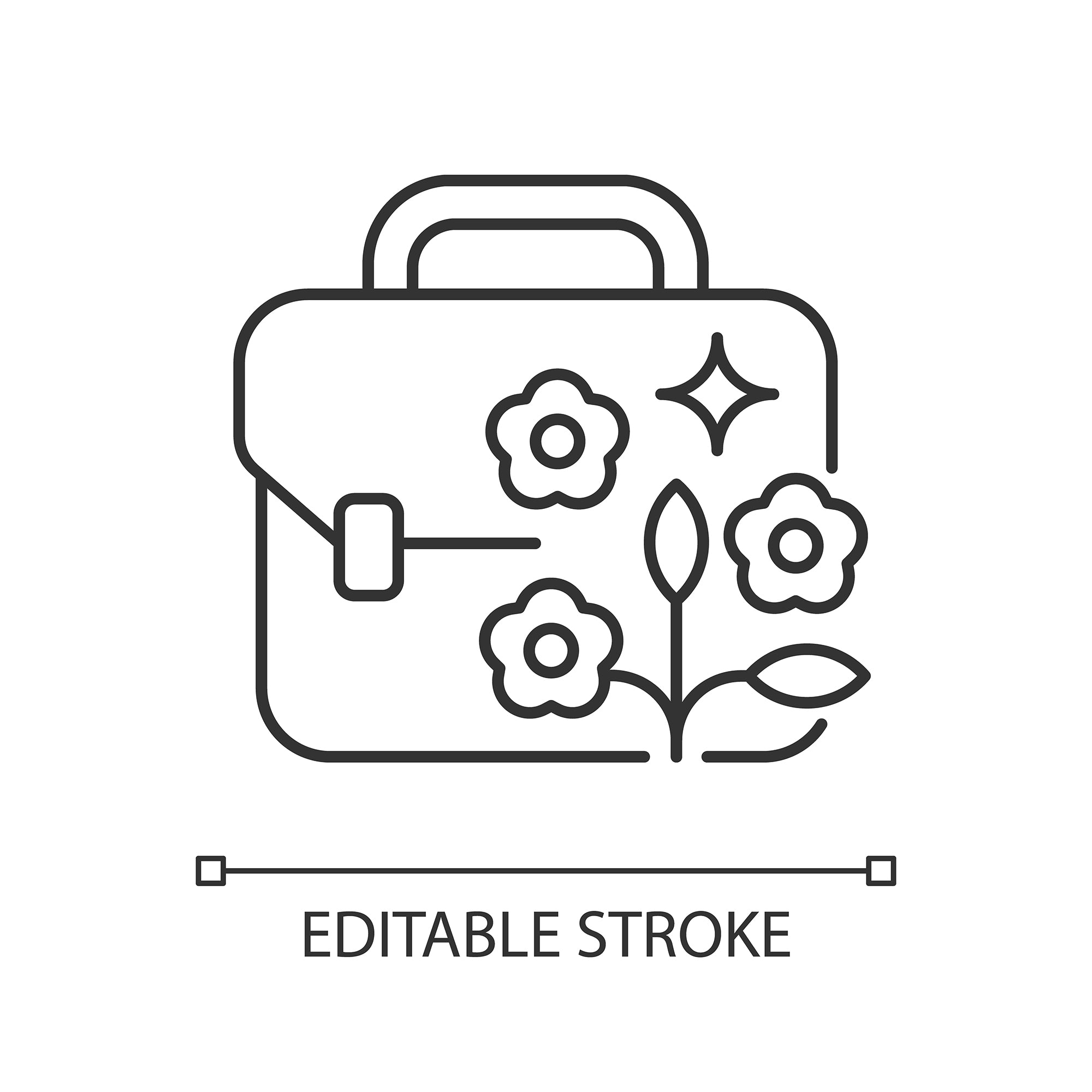 Small business incentives linear icons set for dark and light mode