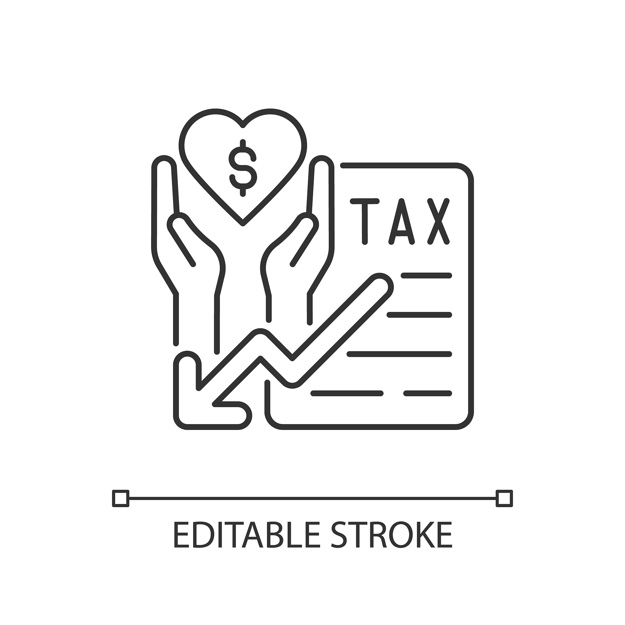 Small business incentives linear icons set for dark and light mode