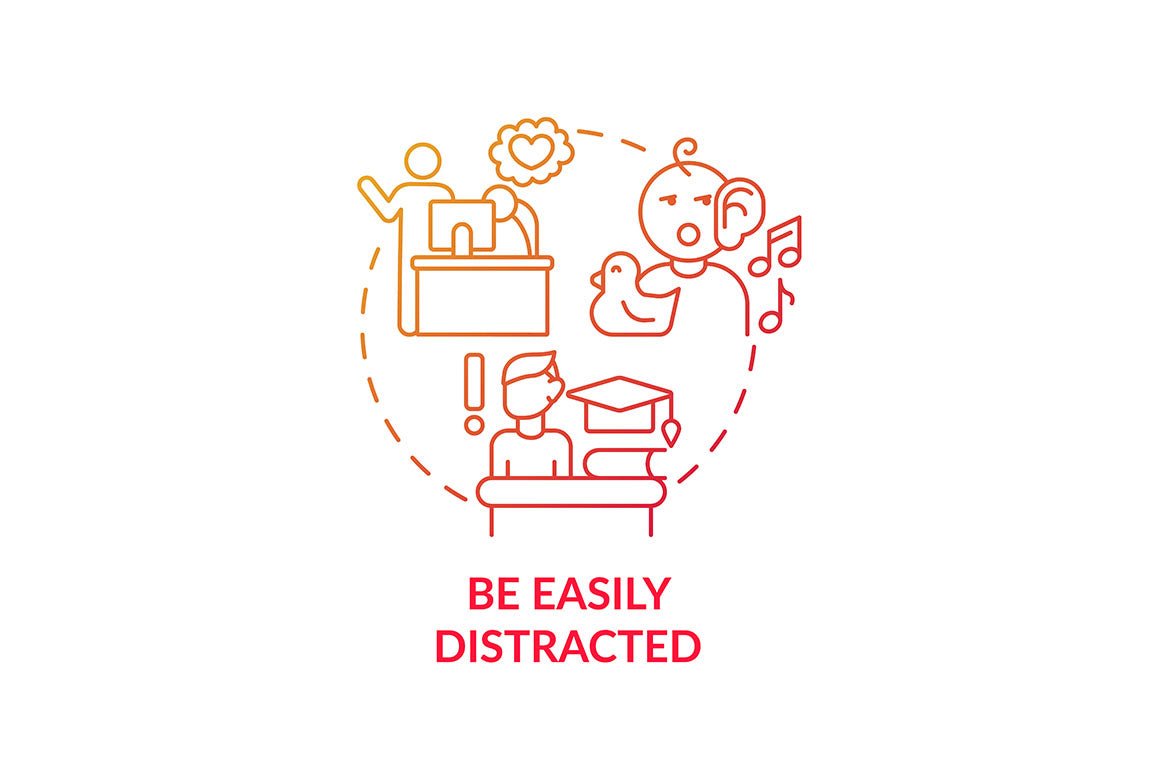 ADHD Concept Icons Bundle