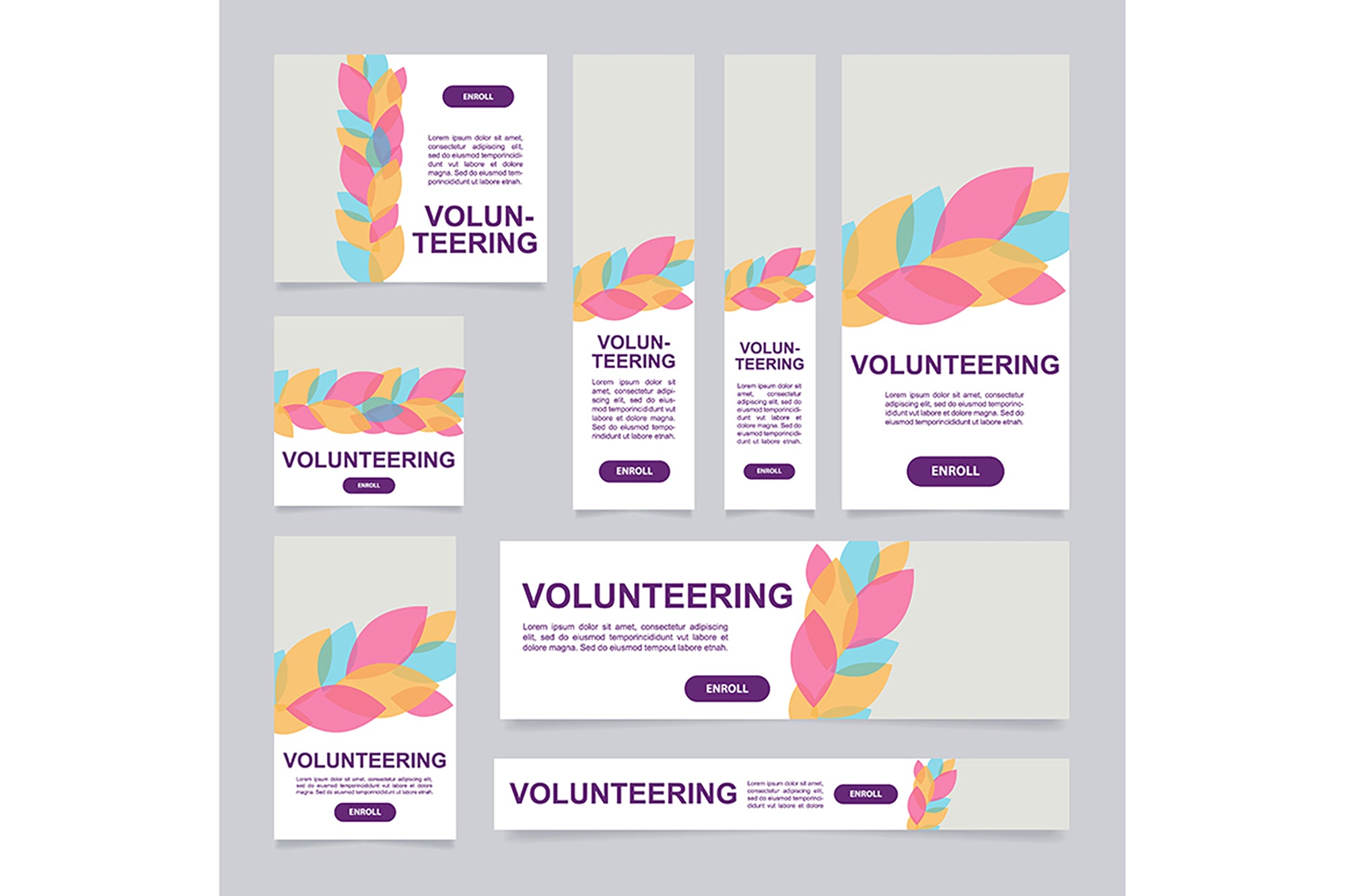 Environment web banner template bundle