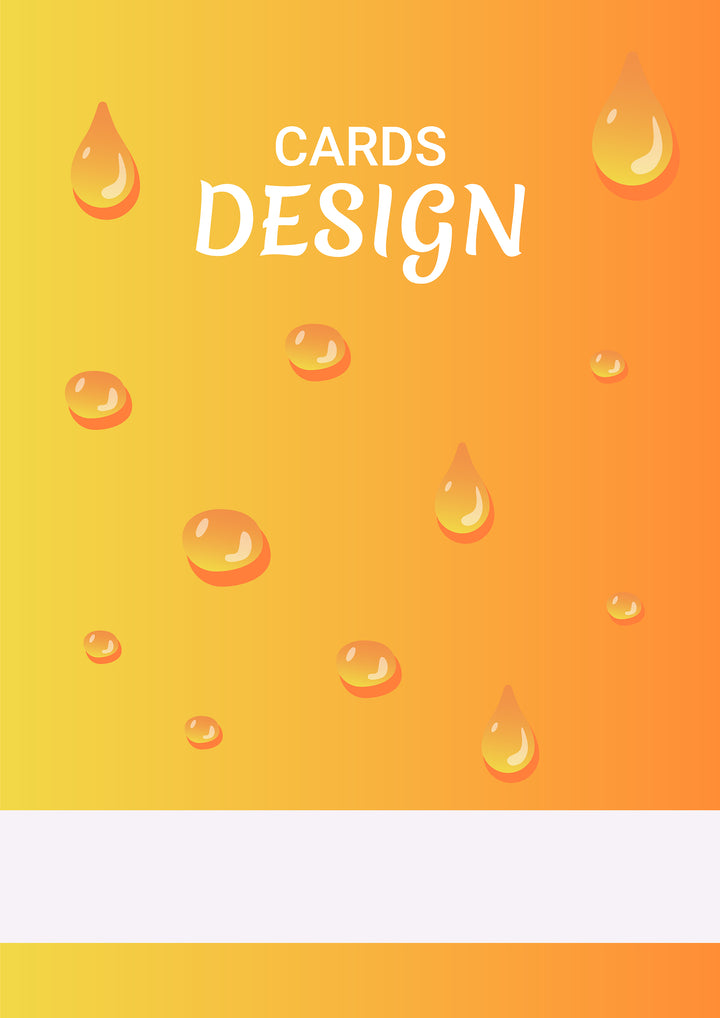 Brochure nutrition elements card bundle