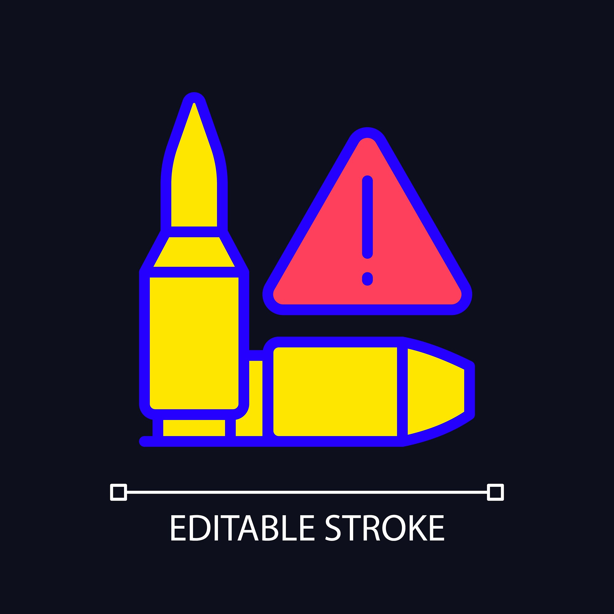 Smuggling light and dark theme RGB color icons set