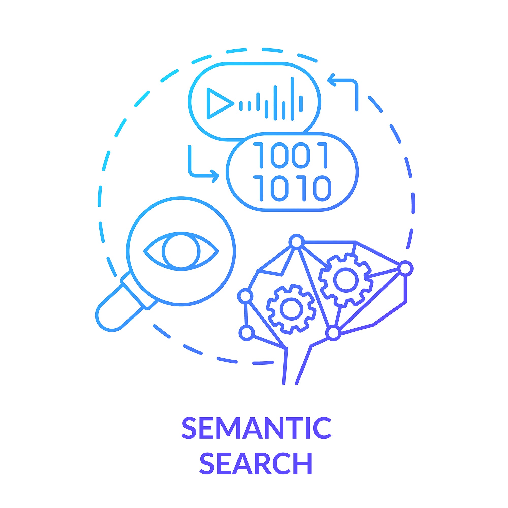 SEO optimization concept icons bundle