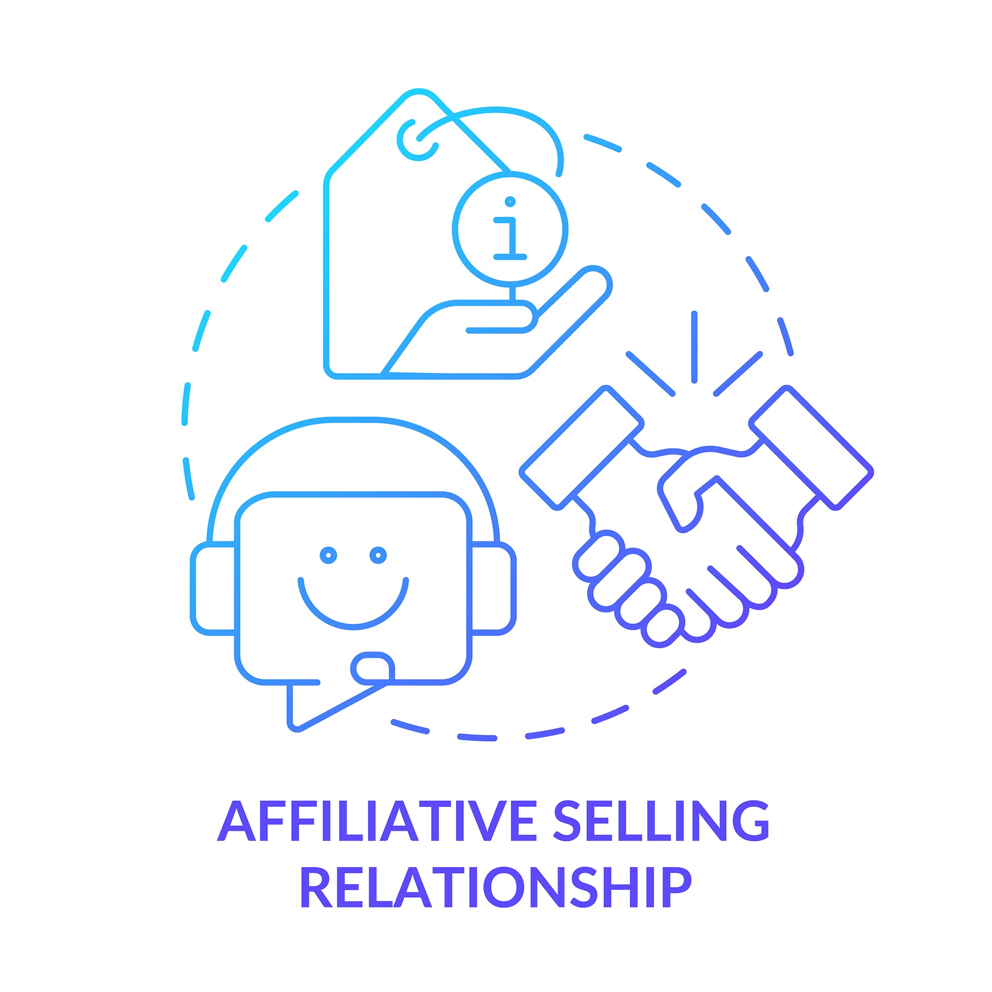 Sales trends concept icons bundle