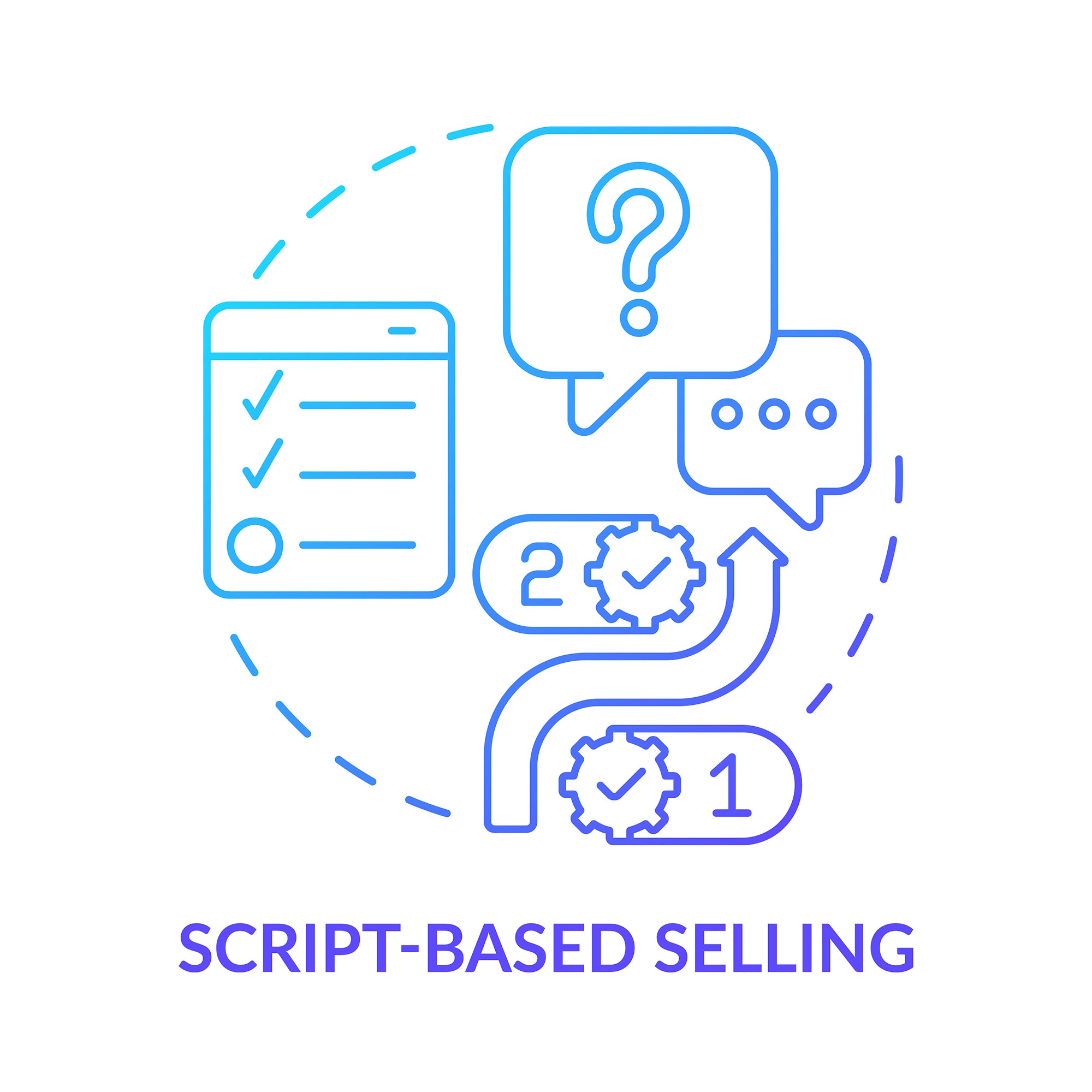 Sales trends concept icons bundle