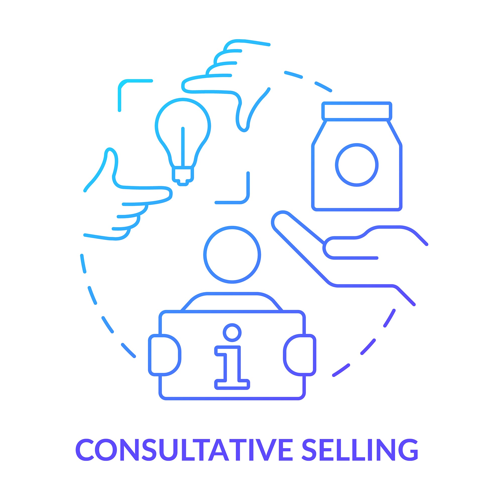 Sales trends concept icons bundle