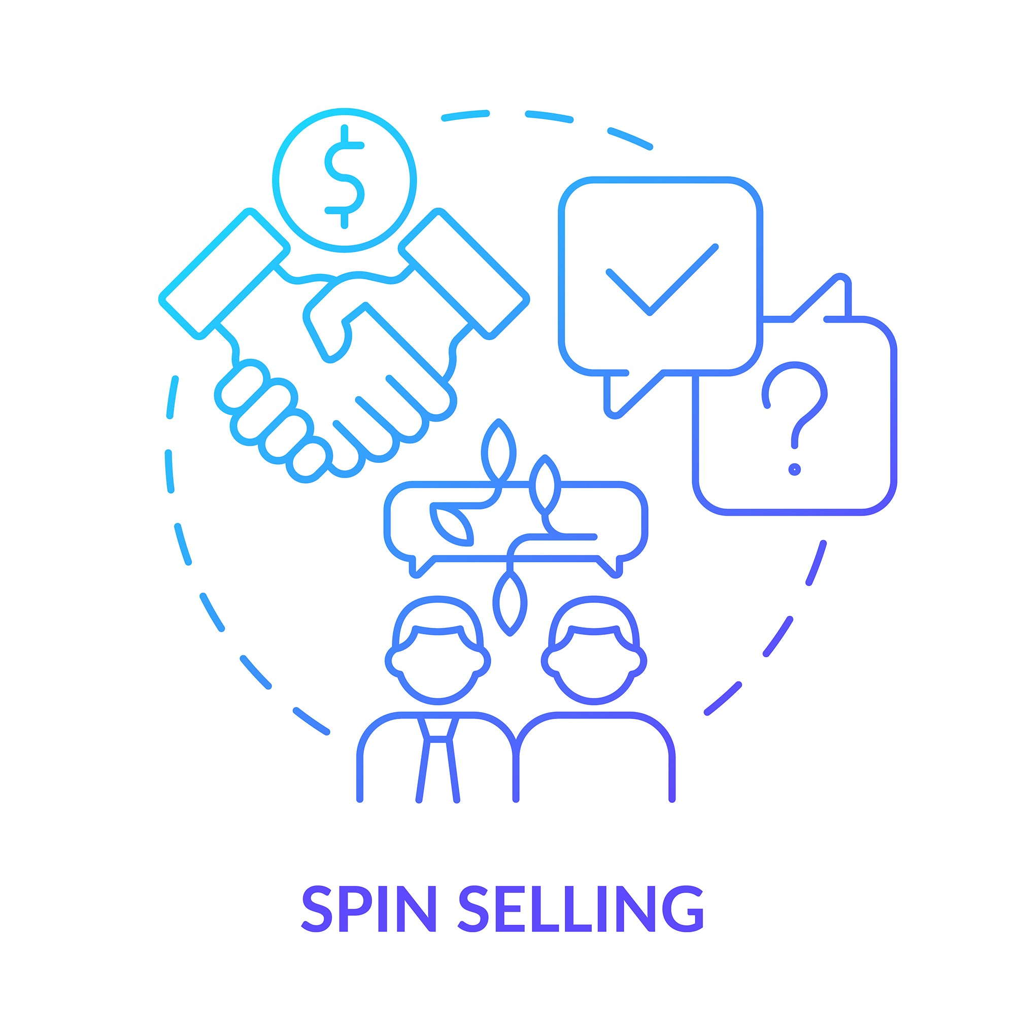 Sales trends concept icons bundle