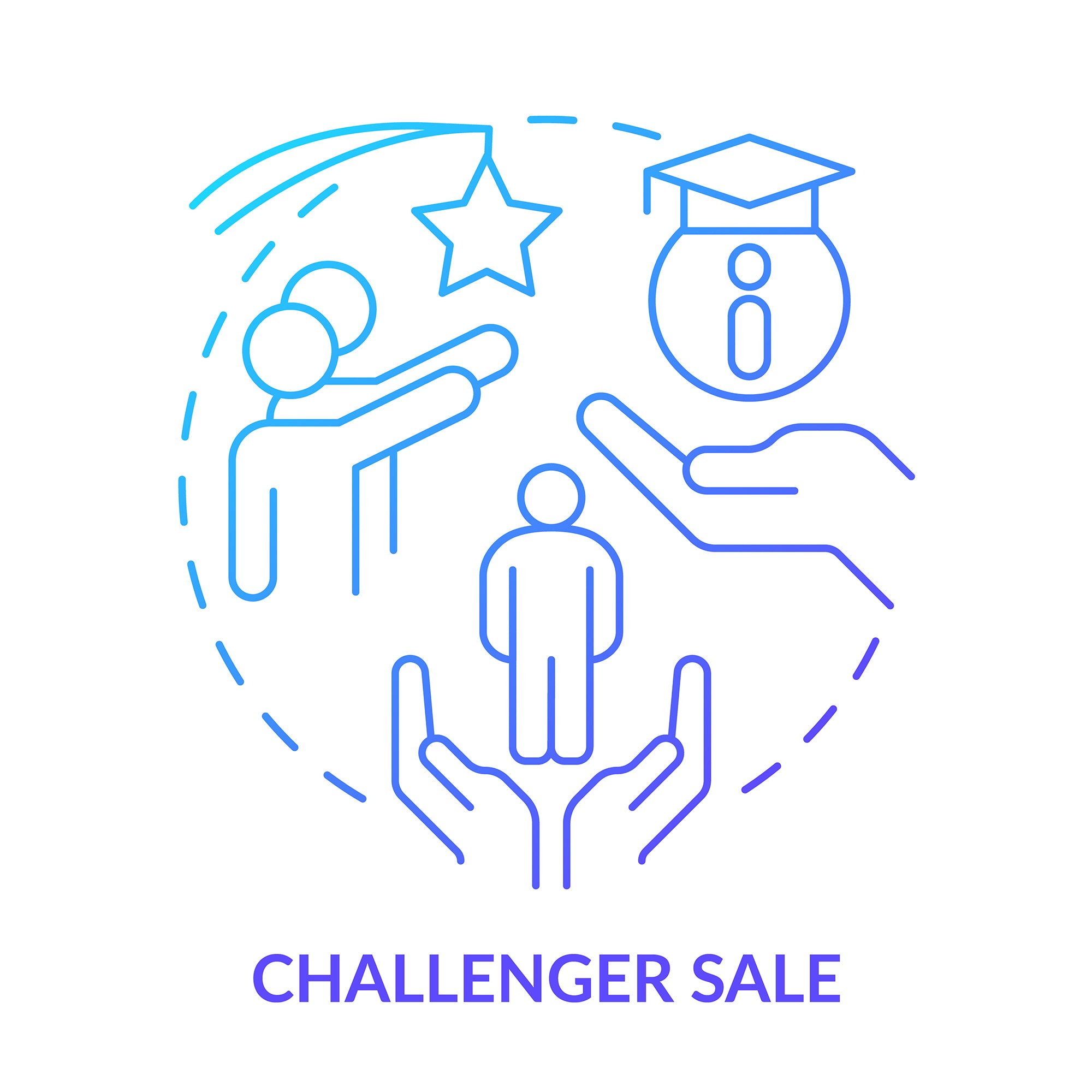 Sales trends concept icons bundle