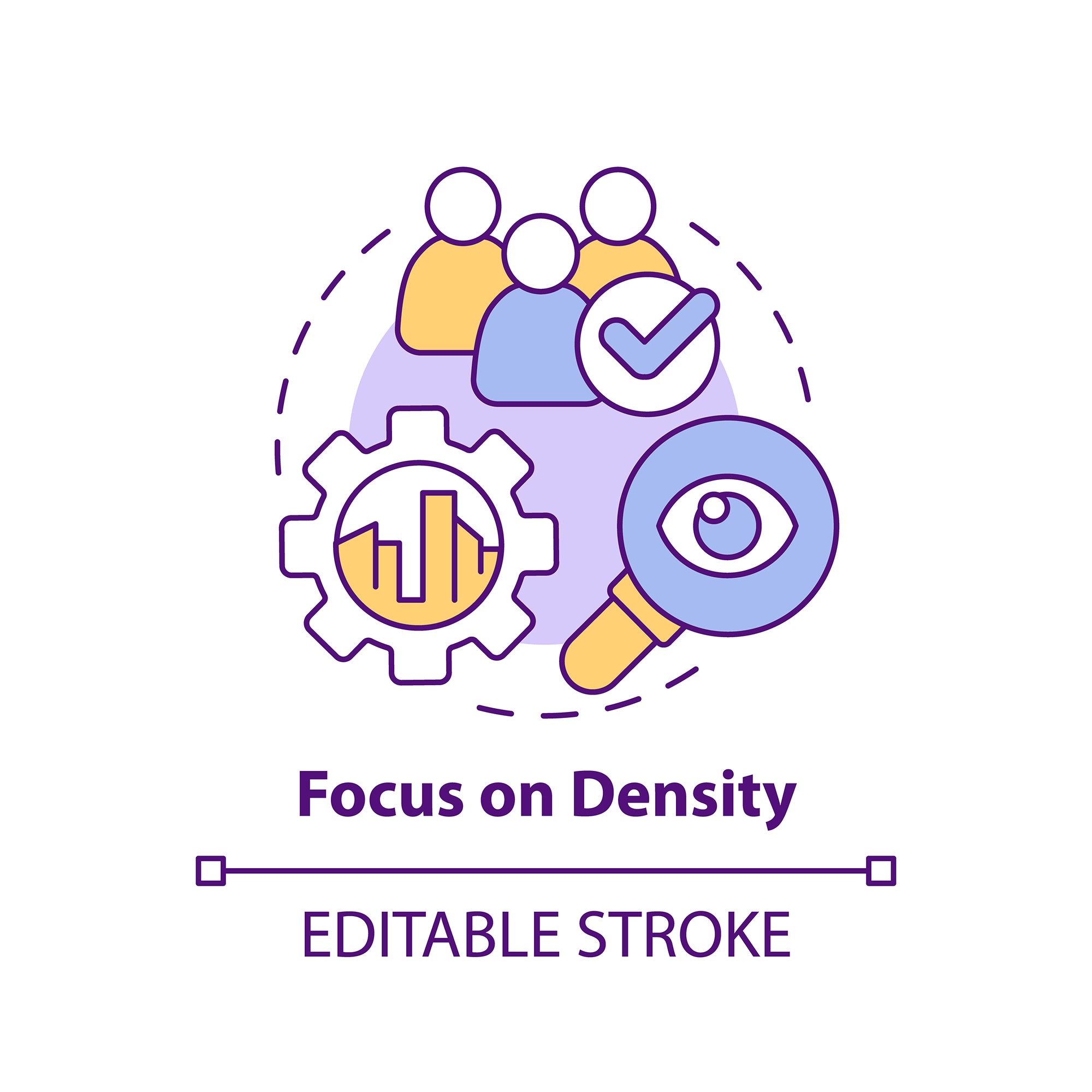 Mobility as service concept icons bundle