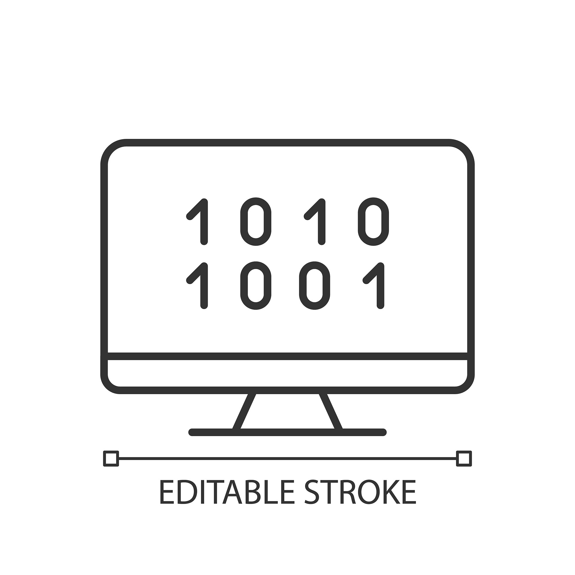 Learning modern professions linear icons set