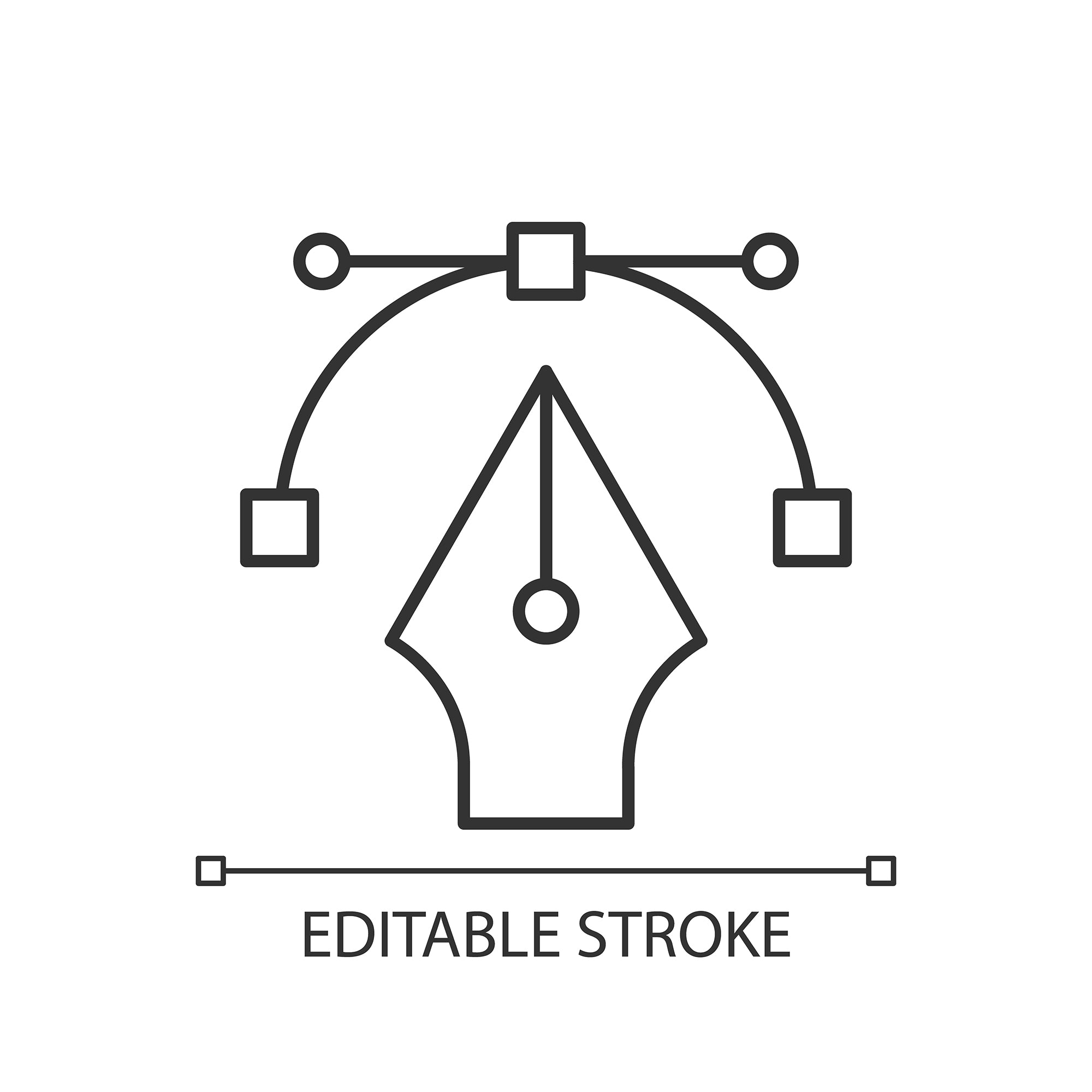 Learning modern professions linear icons set