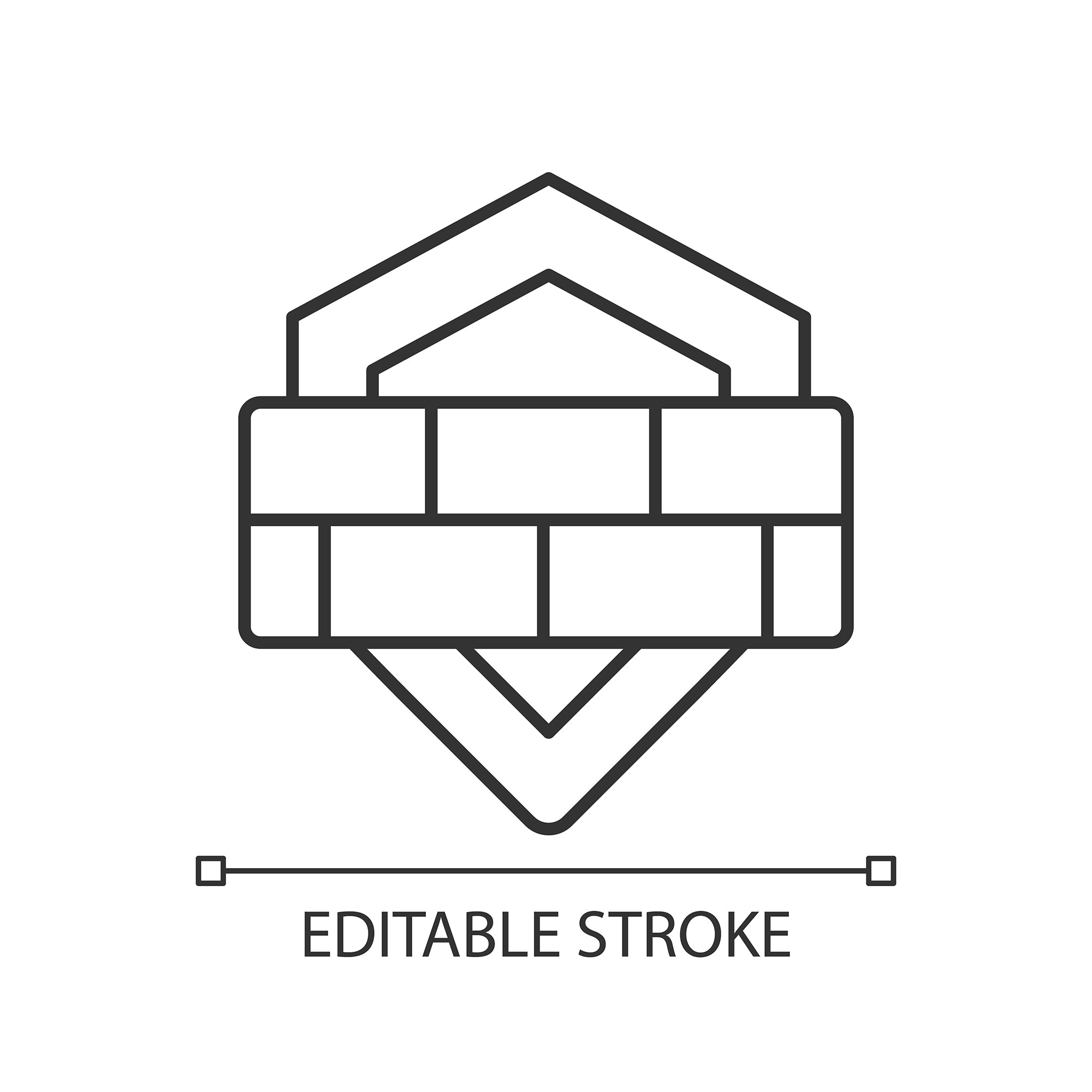 Learning modern professions linear icons set