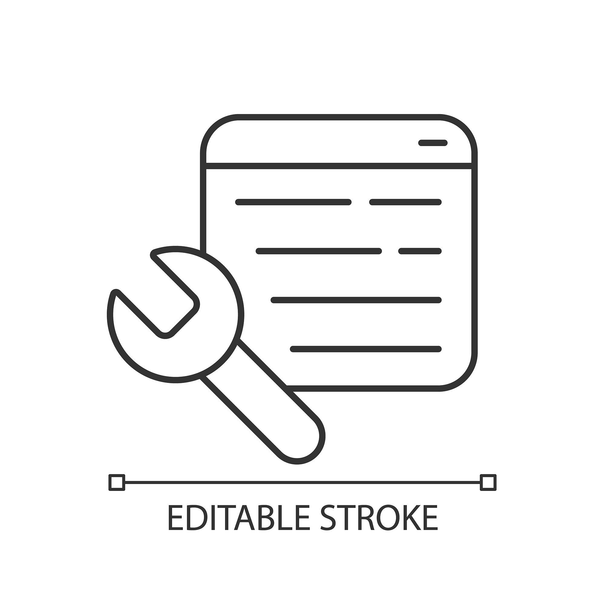 Learning modern professions linear icons set