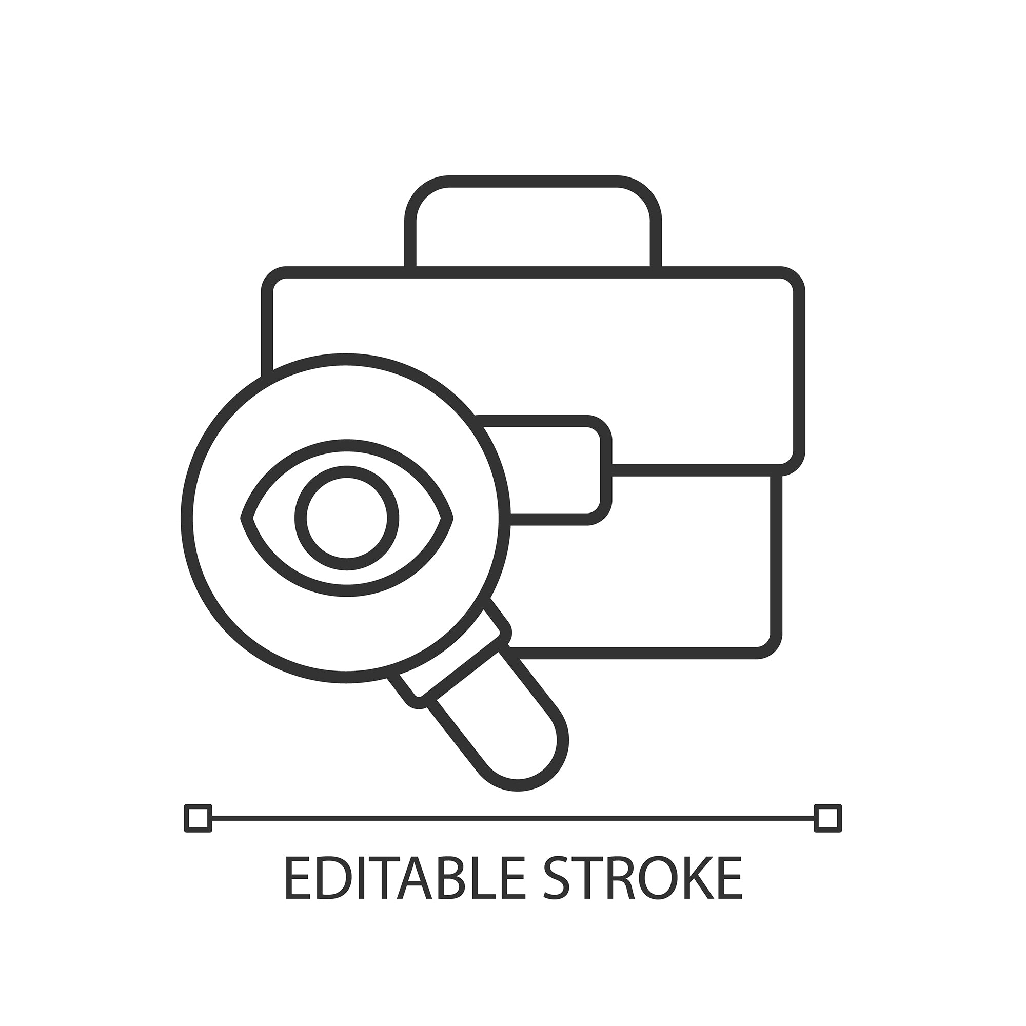 Learning modern professions linear icons set