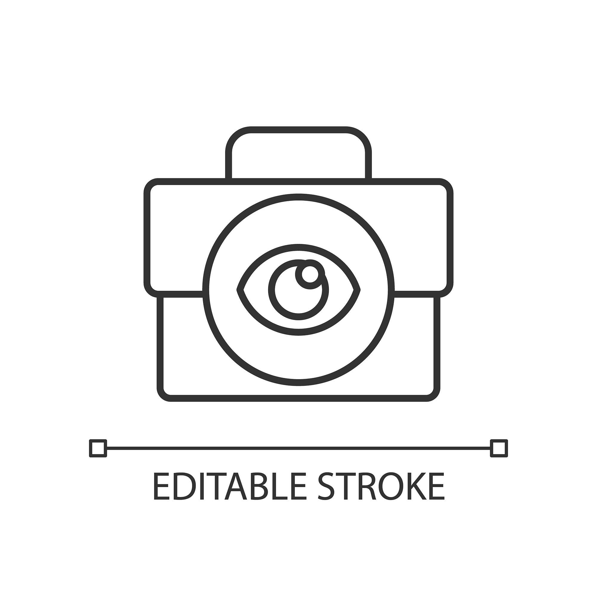 Organizational ethics linear icons set
