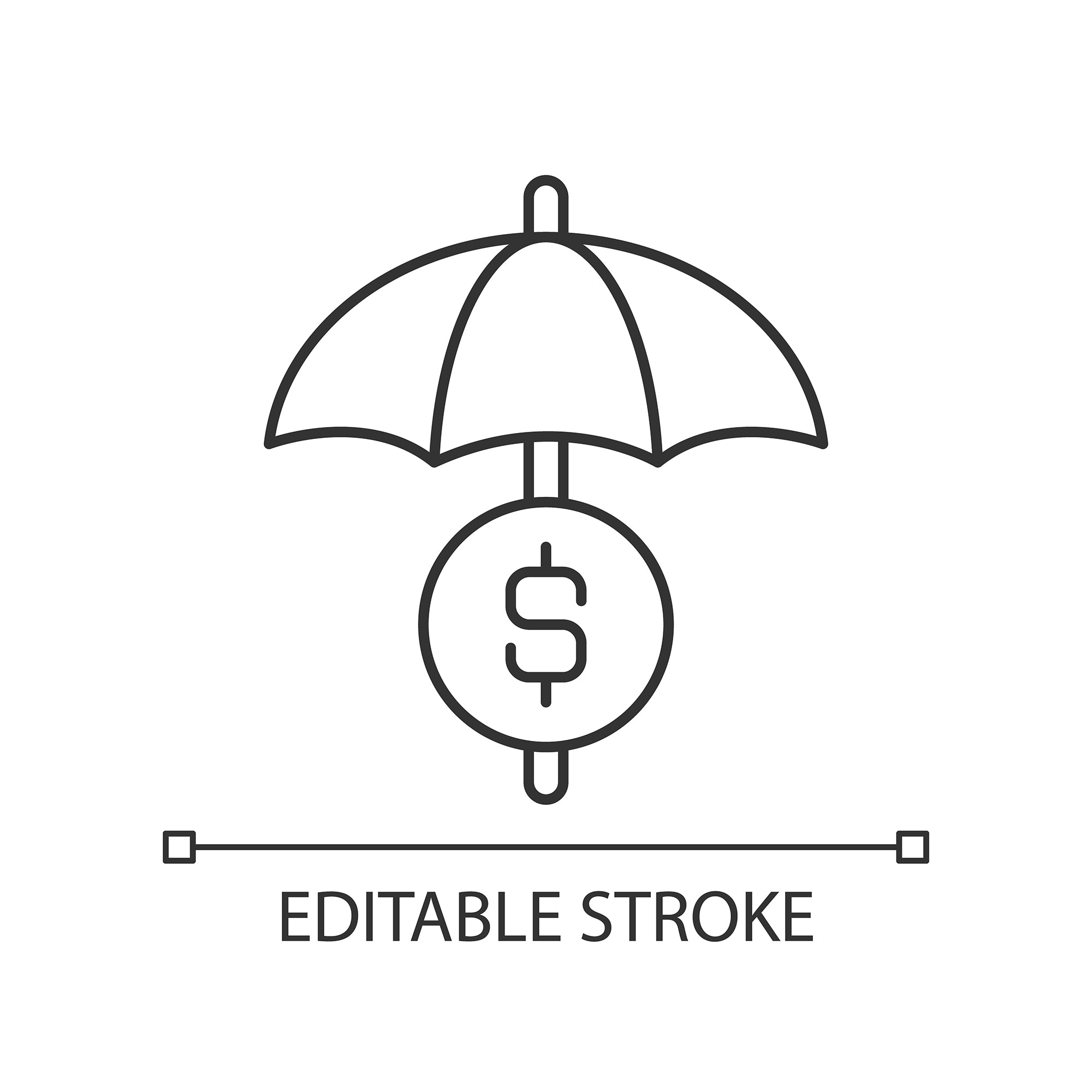 Organizational ethics linear icons set