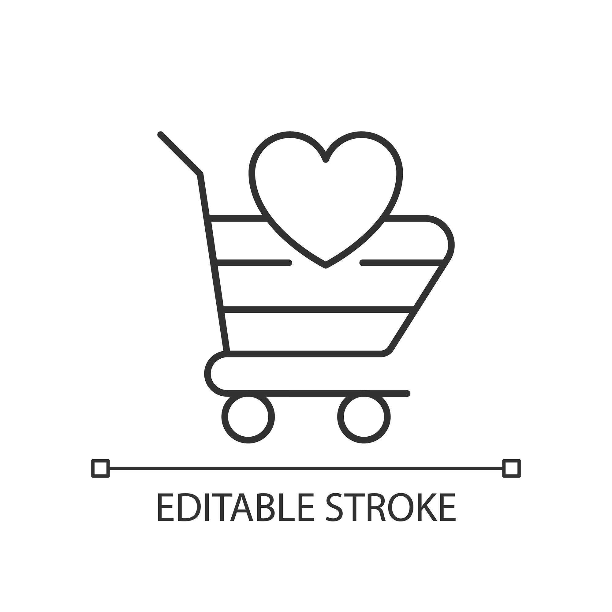 Organizational ethics linear icons set