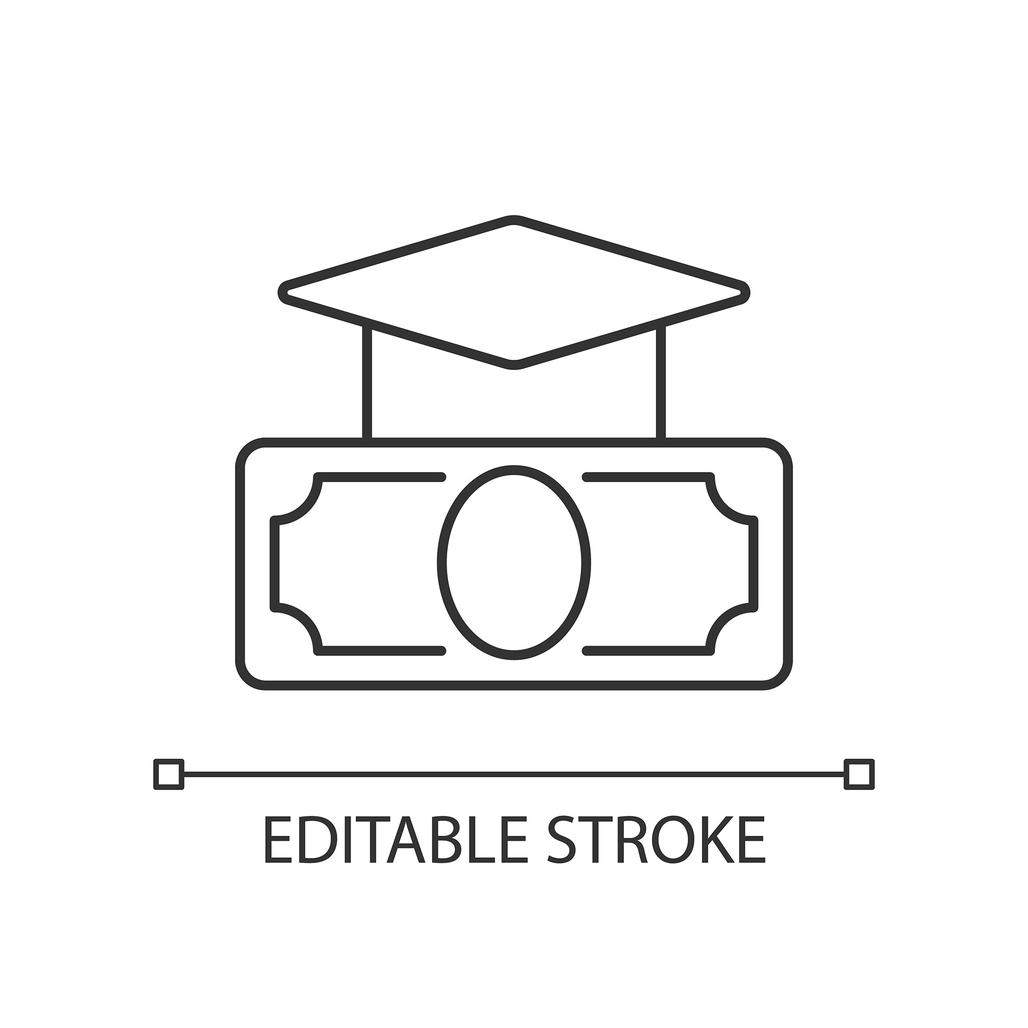 Organizational ethics linear icons set