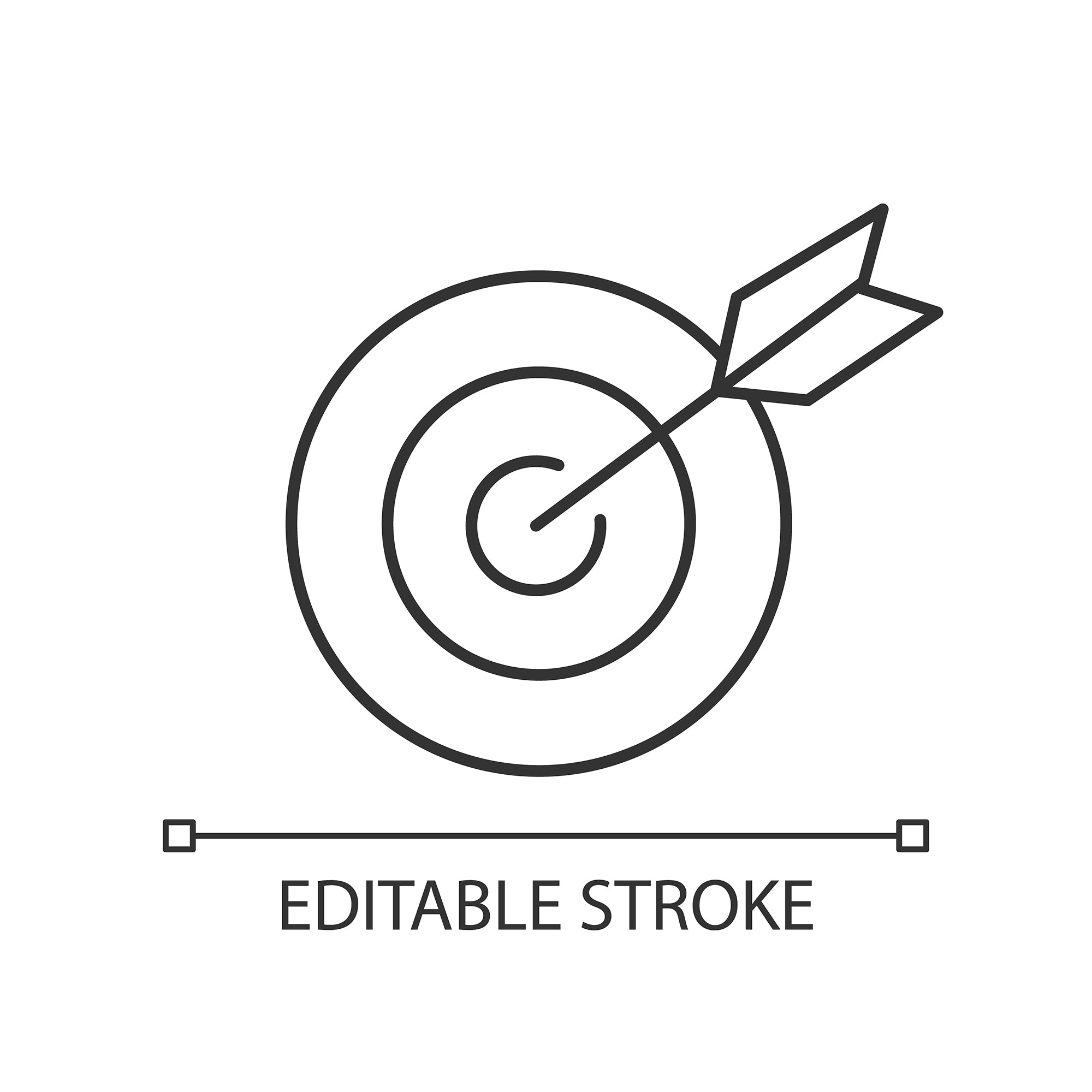Organizational ethics linear icons set