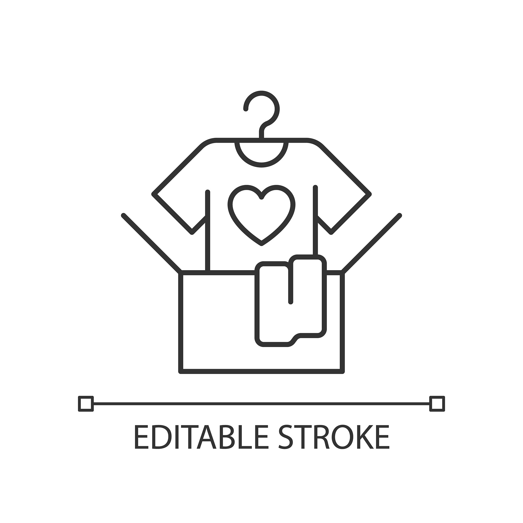 Organizational ethics linear icons set