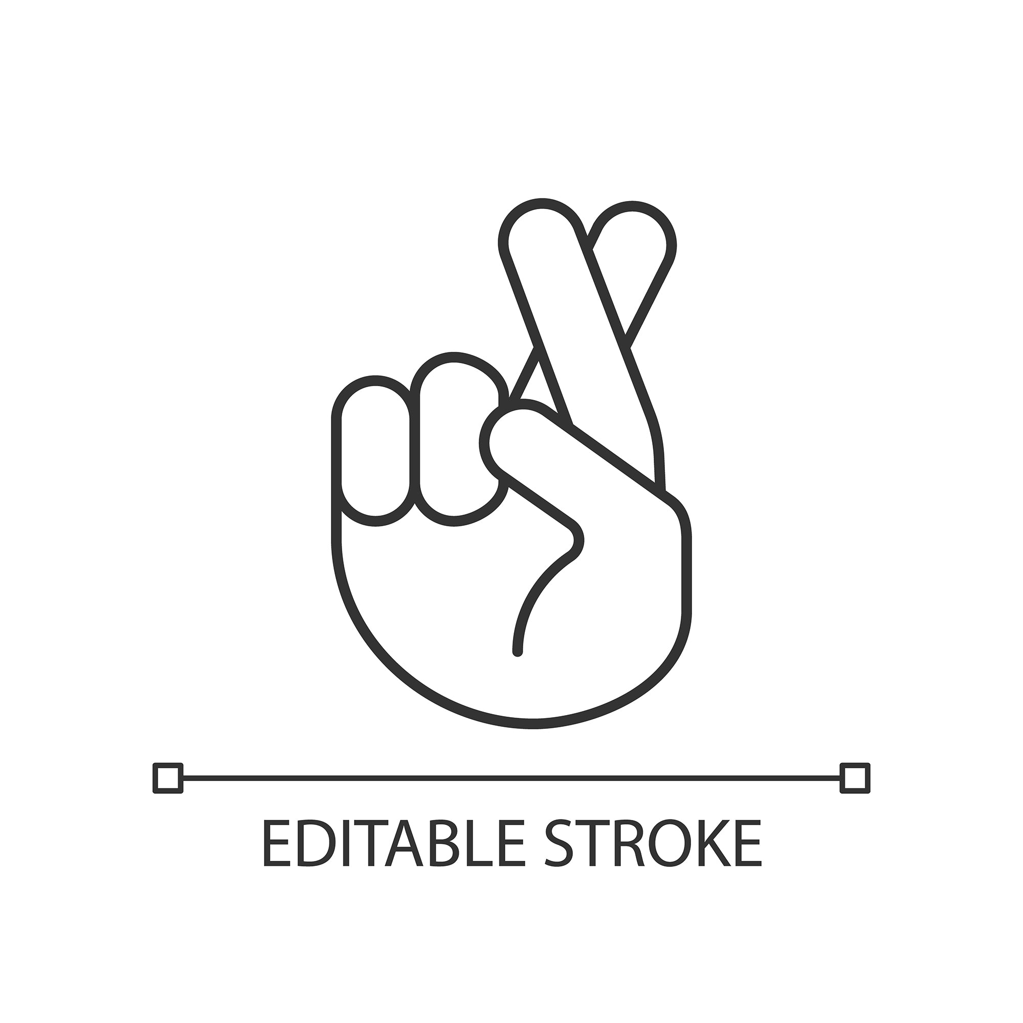 Organizational ethics linear icons set