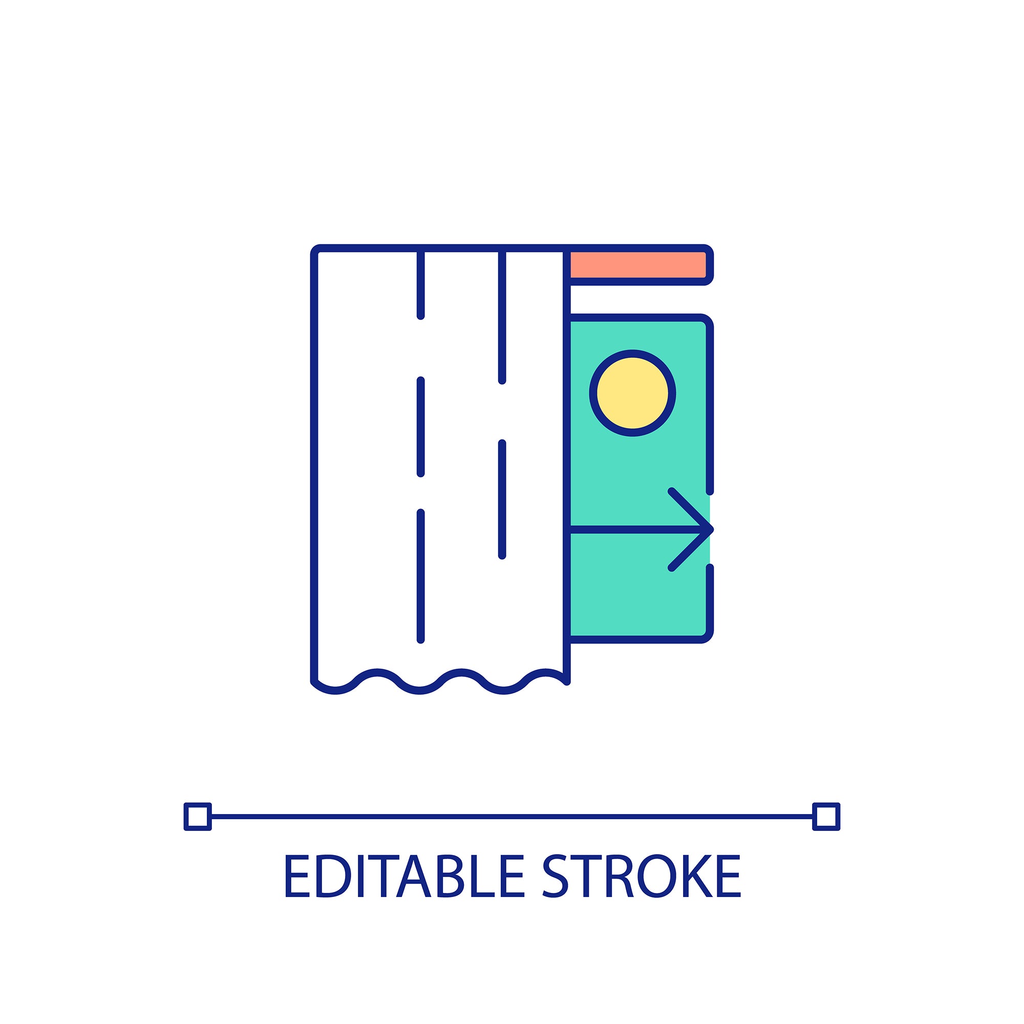 Energy efficiency RGB color icons set