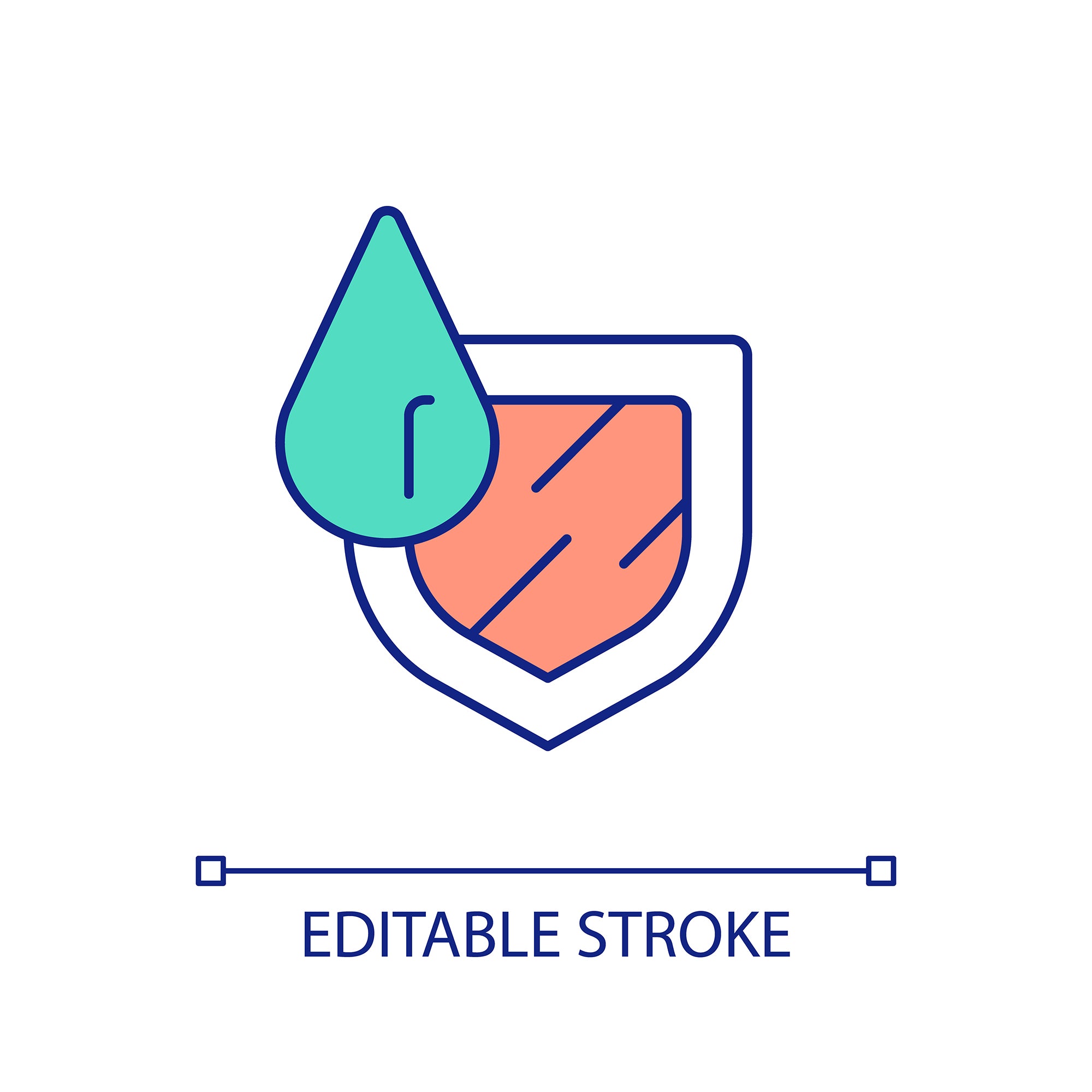 Energy efficiency RGB color icons set