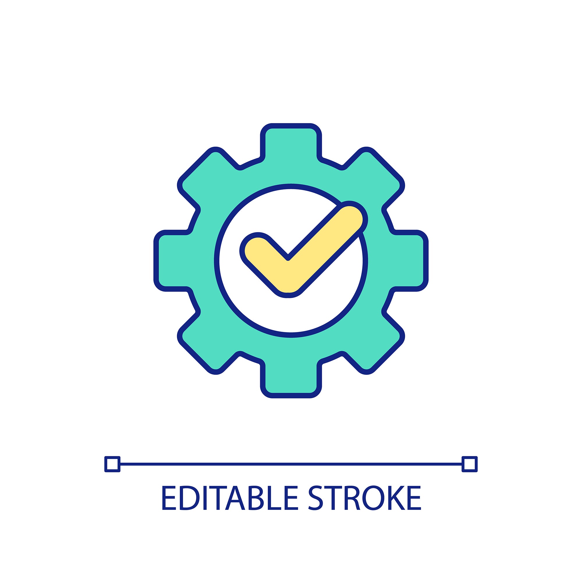 Energy efficiency RGB color icons set