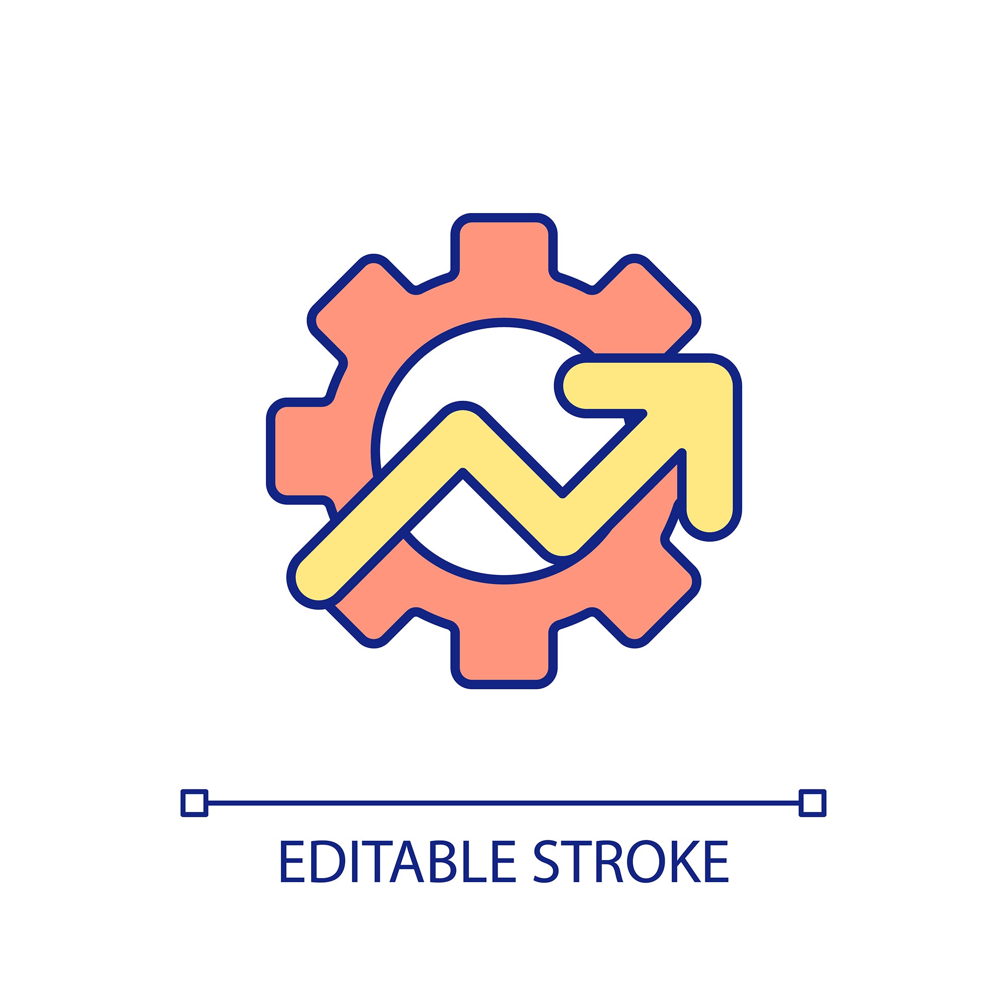 Energy efficiency RGB color icons set