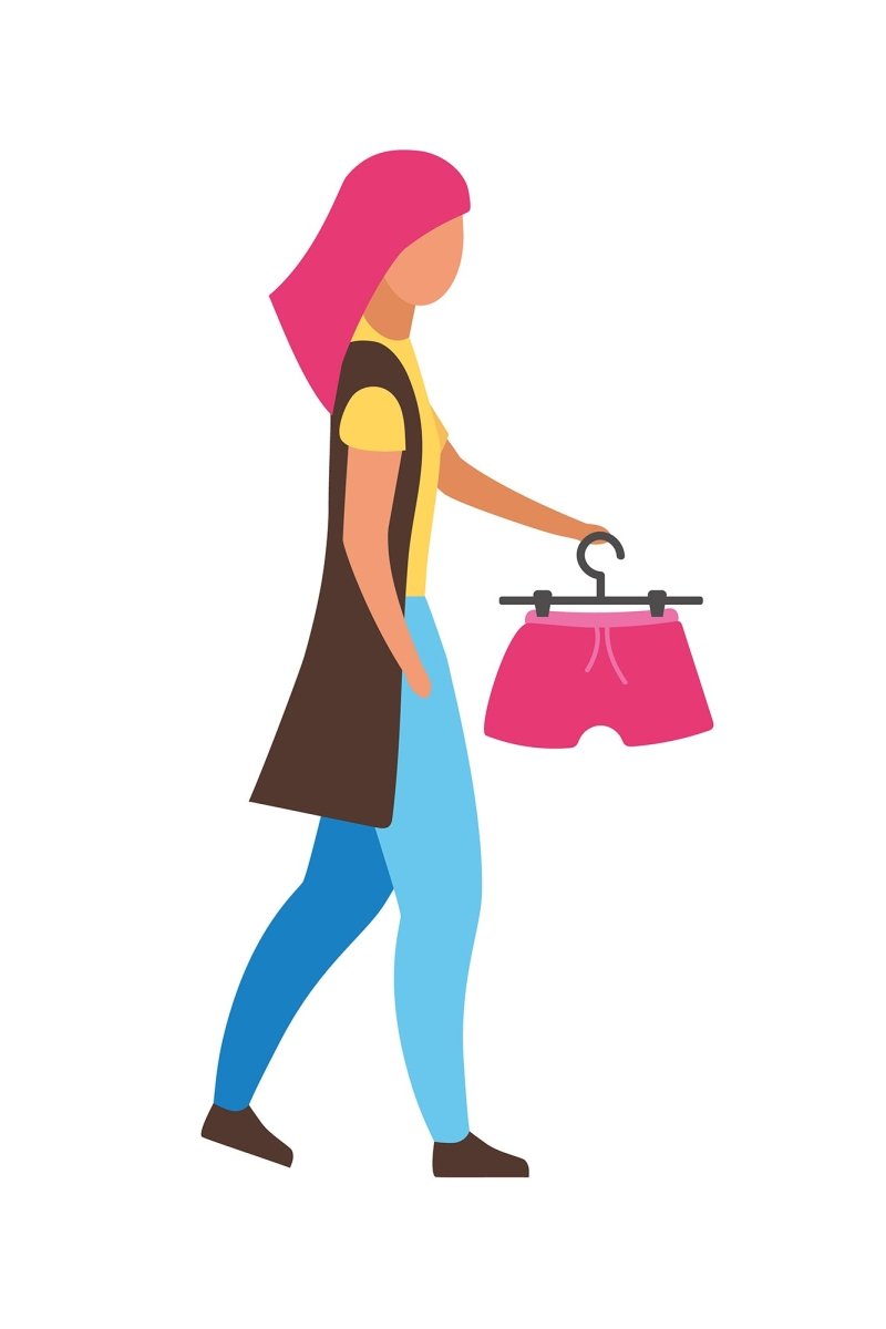 Acting figures color vector characters bundle
