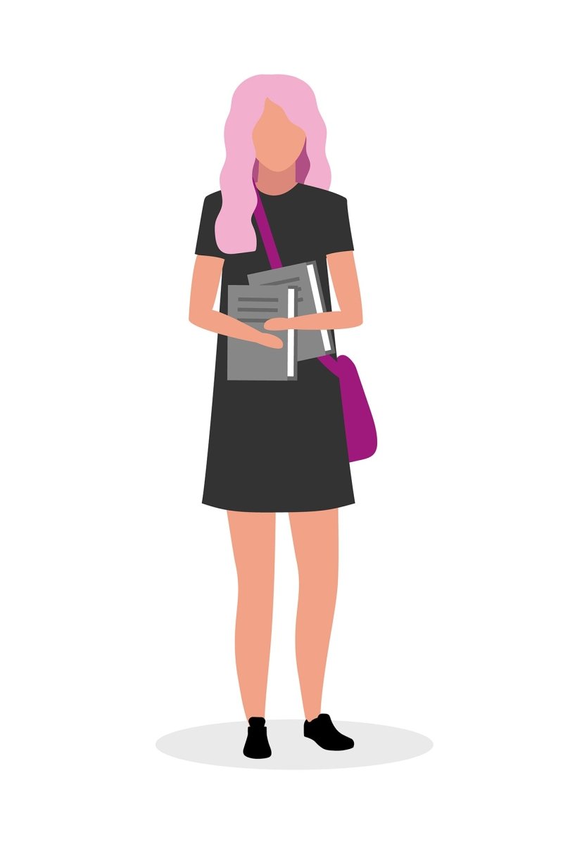 Acting figures color vector characters bundle