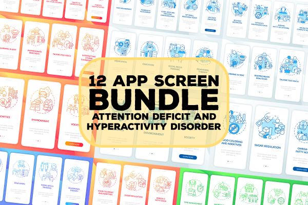 ADHD Diagnosis App Page Bundle