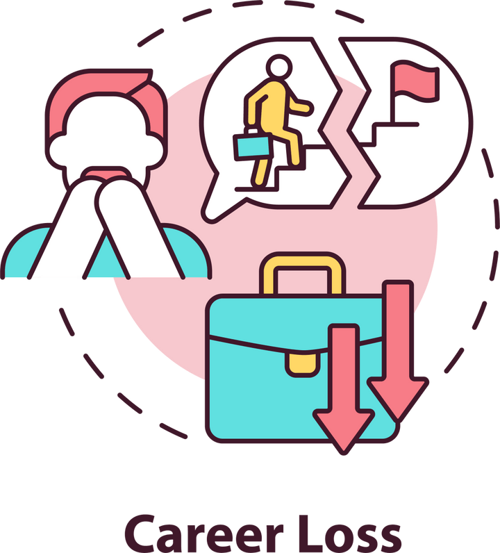 Adult psychology concept icons bundle