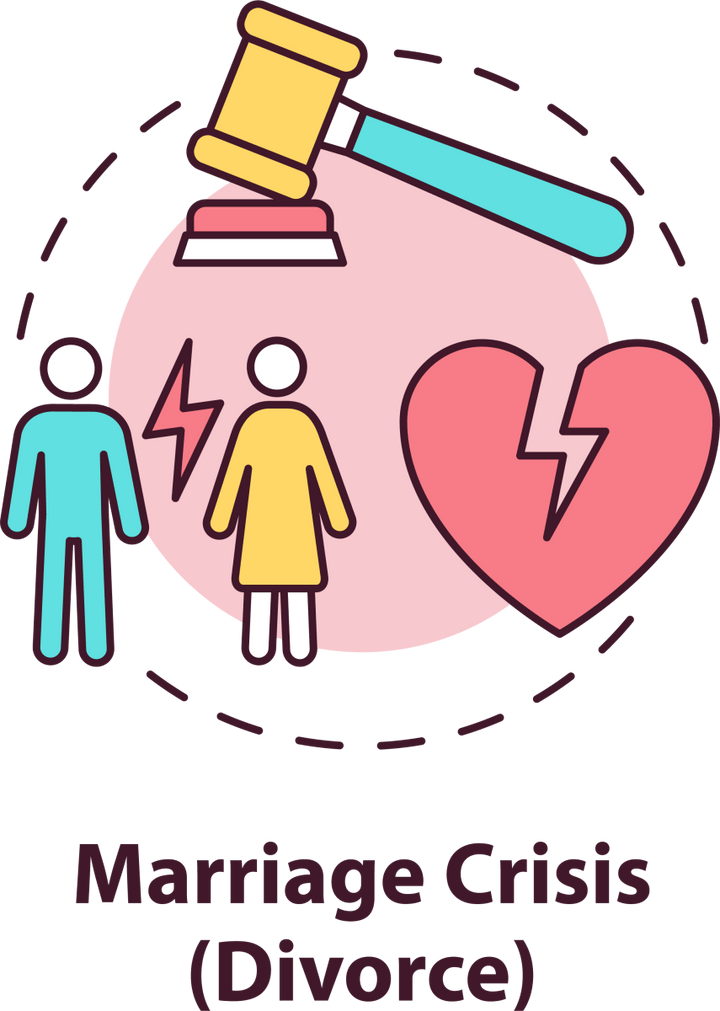 Adult psychology concept icons bundle