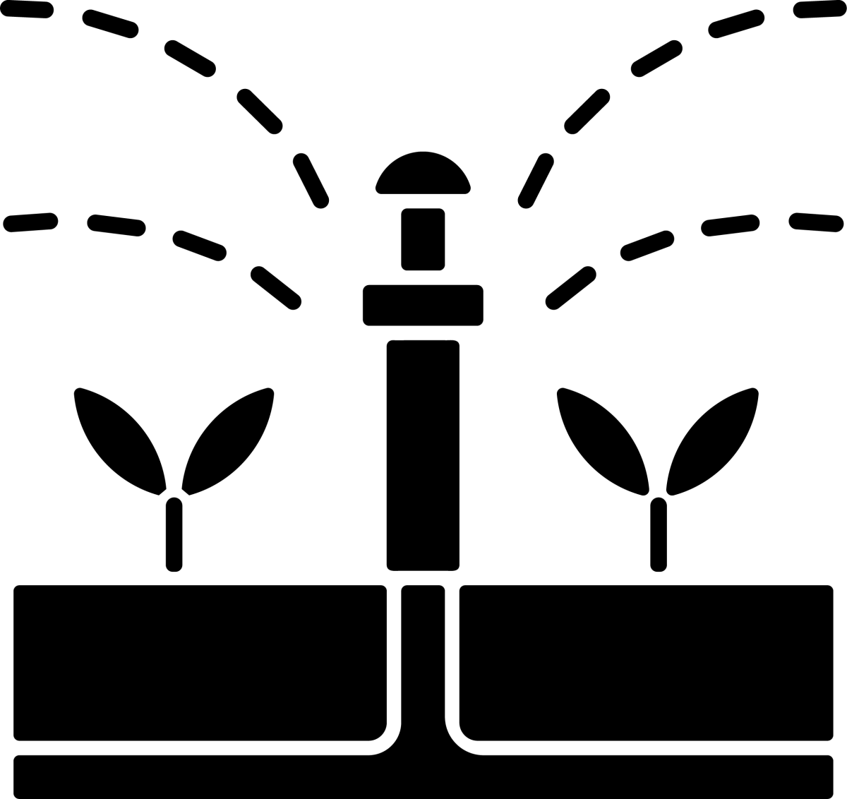 Agriculture related black glyph icons set on white space