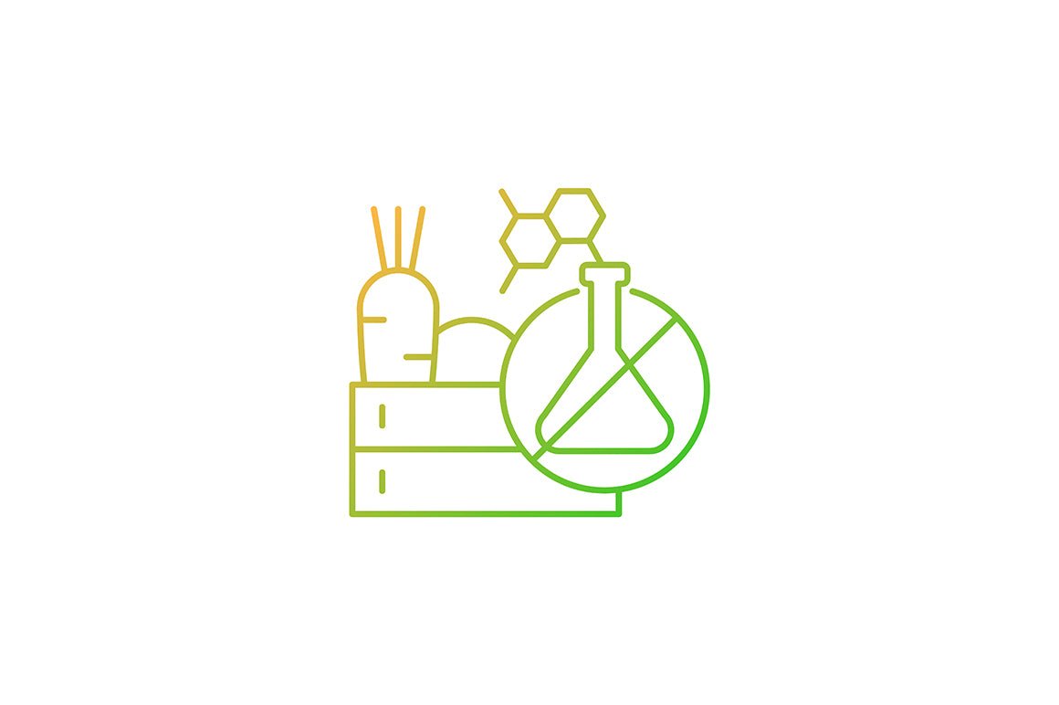 Agriculture related gradient linear vector icons set