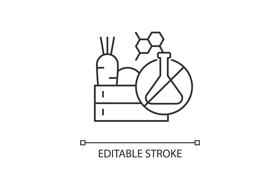 Agriculture related linear icons set for dark and light mode