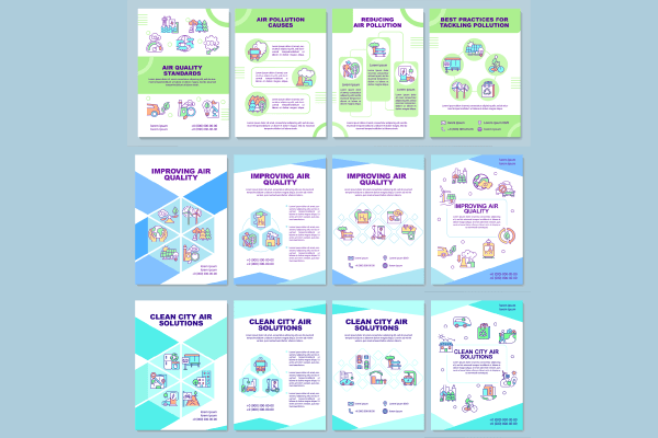 Air Pollution Brochure Templates